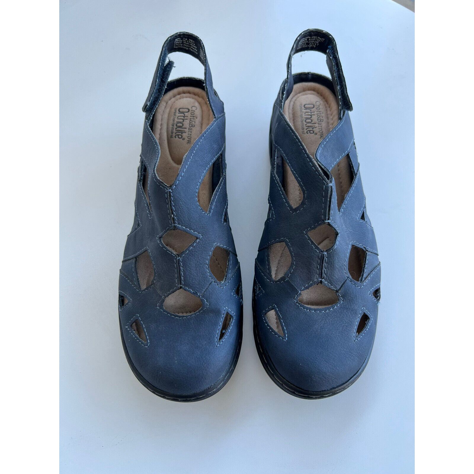 Croft & Barrow Croft & Barrow Ortholite Slingback Shoes Blue Cutouts ...