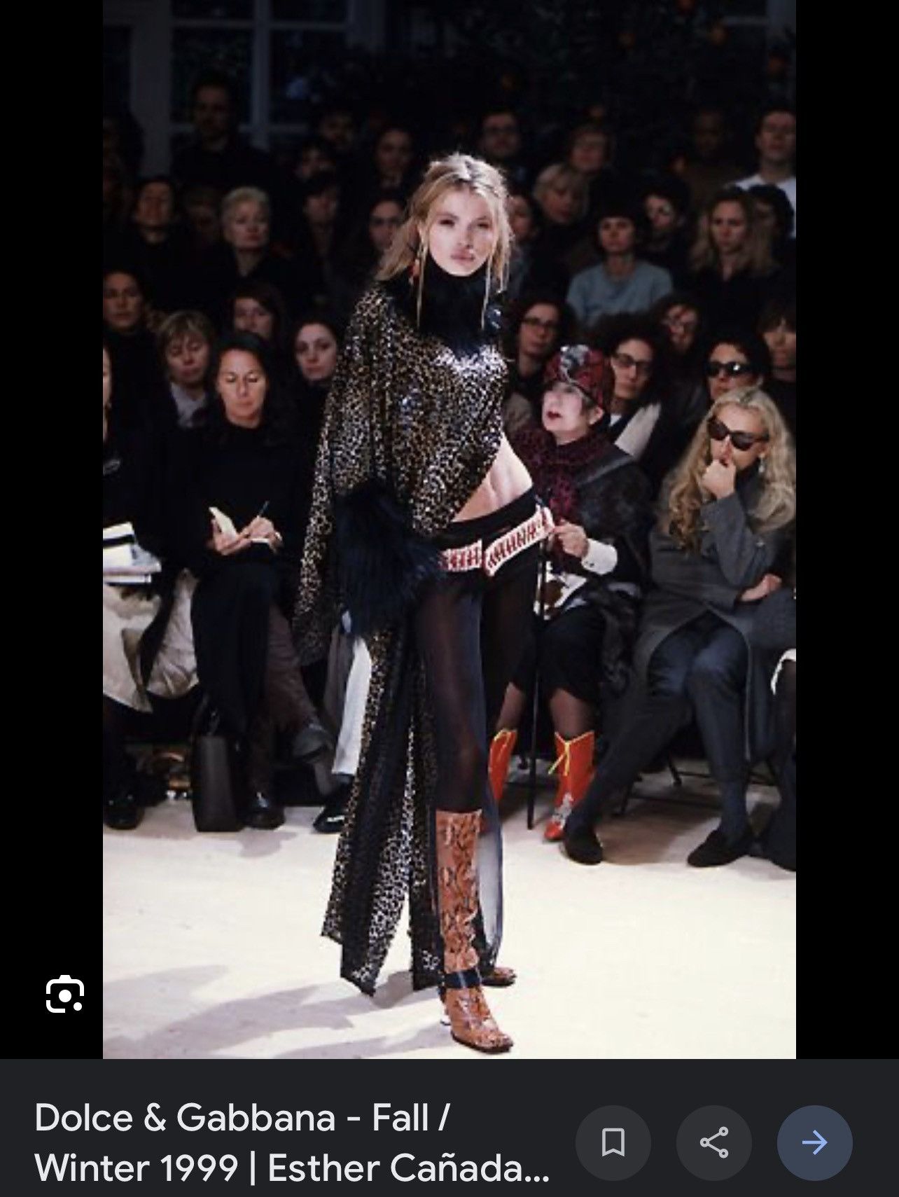 Dolce & Gabbana × Genuine Leather 🐍 Dolce & Gabbana FW1999 archive runway python leather boots Size US 7 / IT 37 - 3 Thumbnail