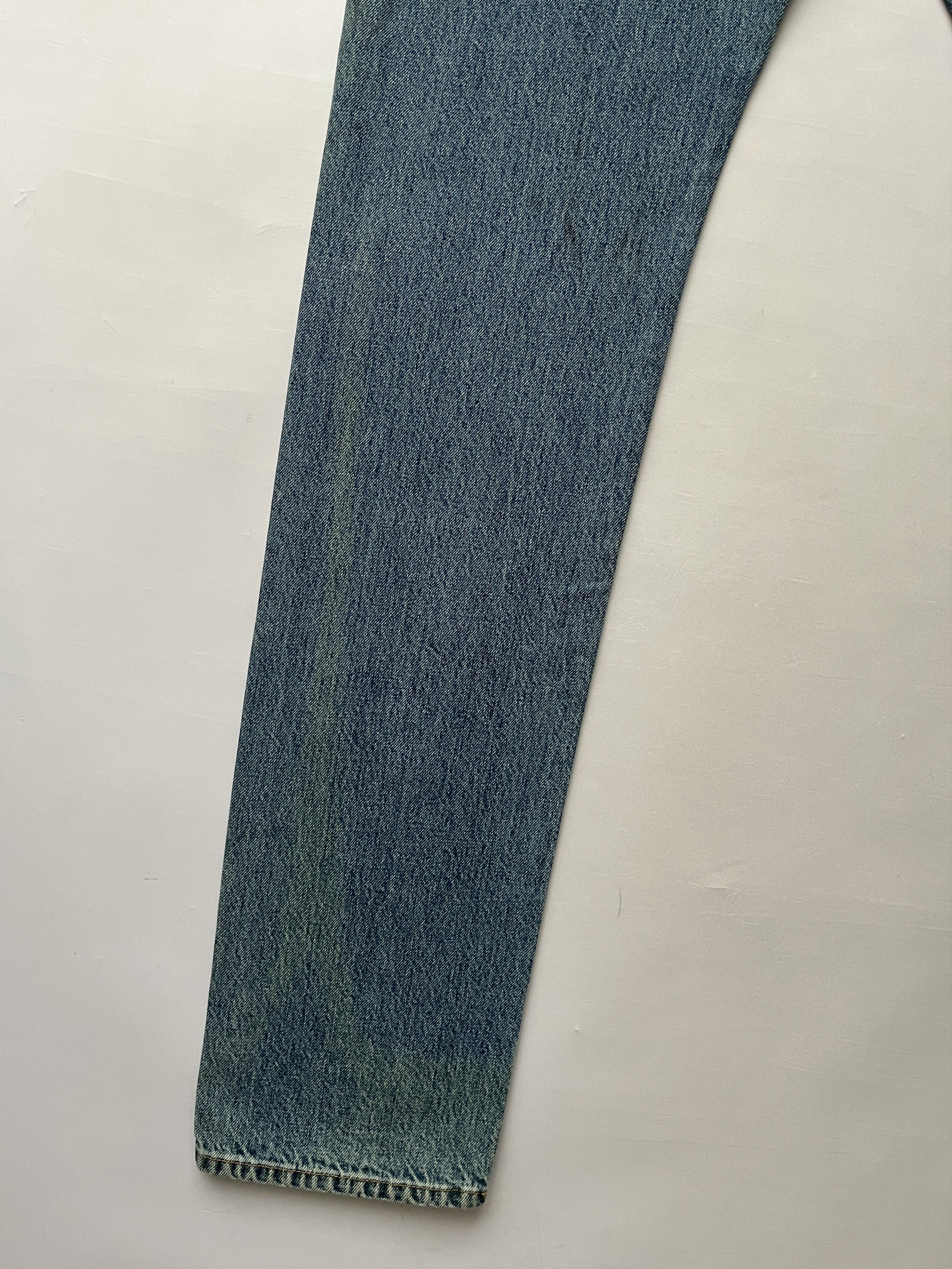 Helmut Lang ⚡️QUICK SALE⚡️Helmut Lang Blue Masc Hi Straight Jeans Size US 31 - 8 Thumbnail