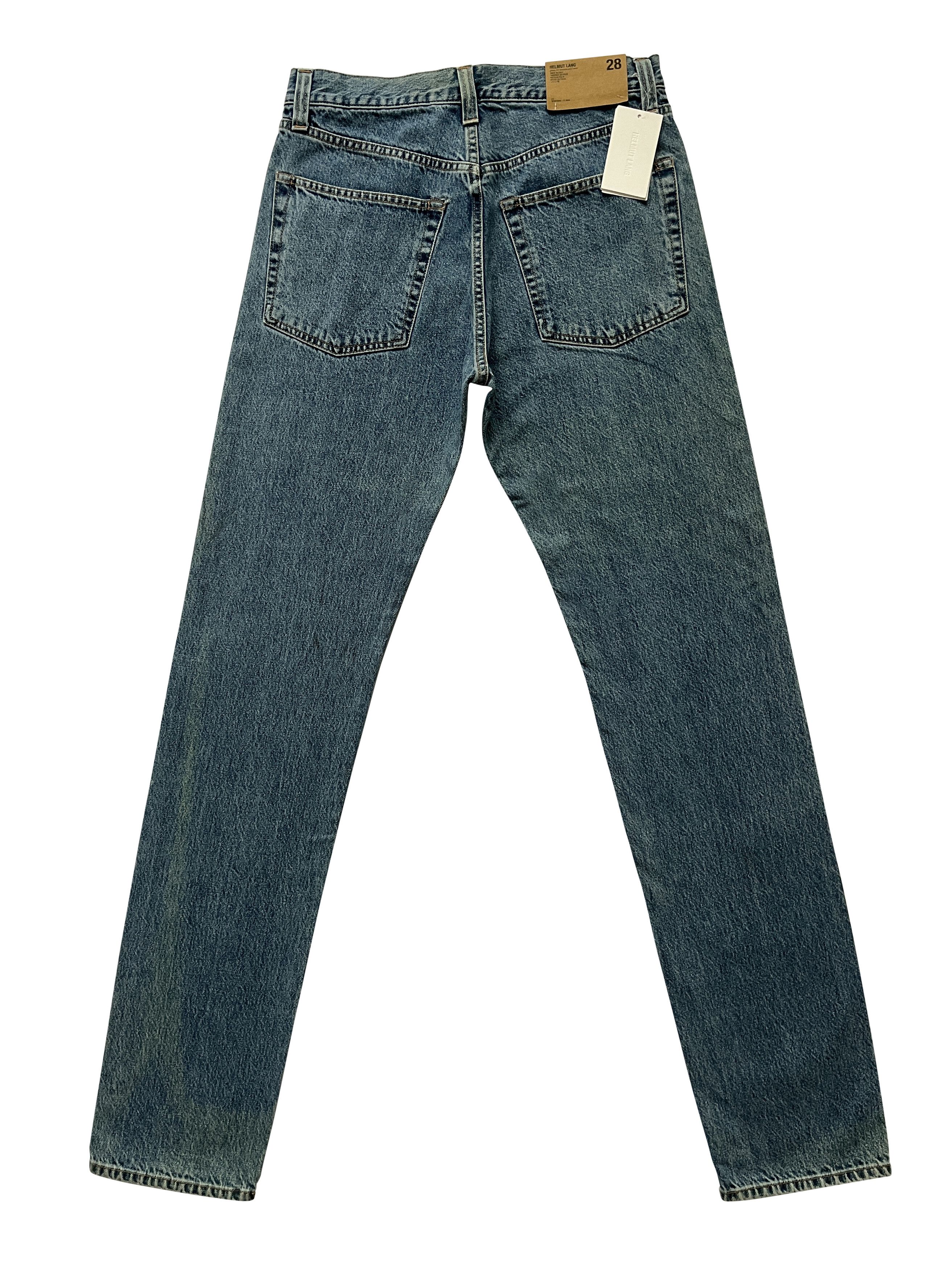 Helmut Lang ⚡️QUICK SALE⚡️Helmut Lang Blue Masc Hi Straight Jeans Size US 31 - 2 Thumbnail