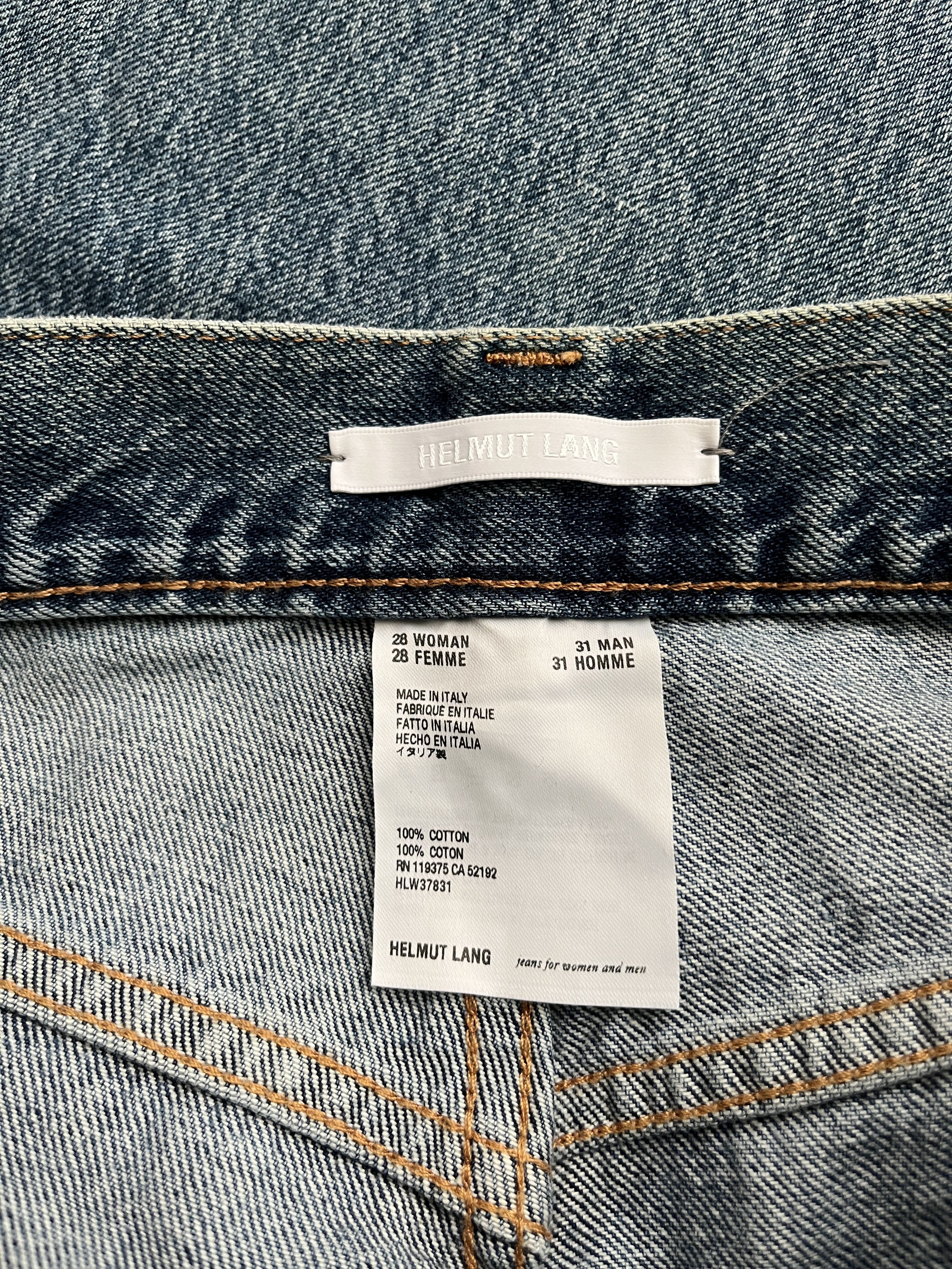 Helmut Lang ⚡️QUICK SALE⚡️Helmut Lang Blue Masc Hi Straight Jeans Size US 31 - 5 Thumbnail