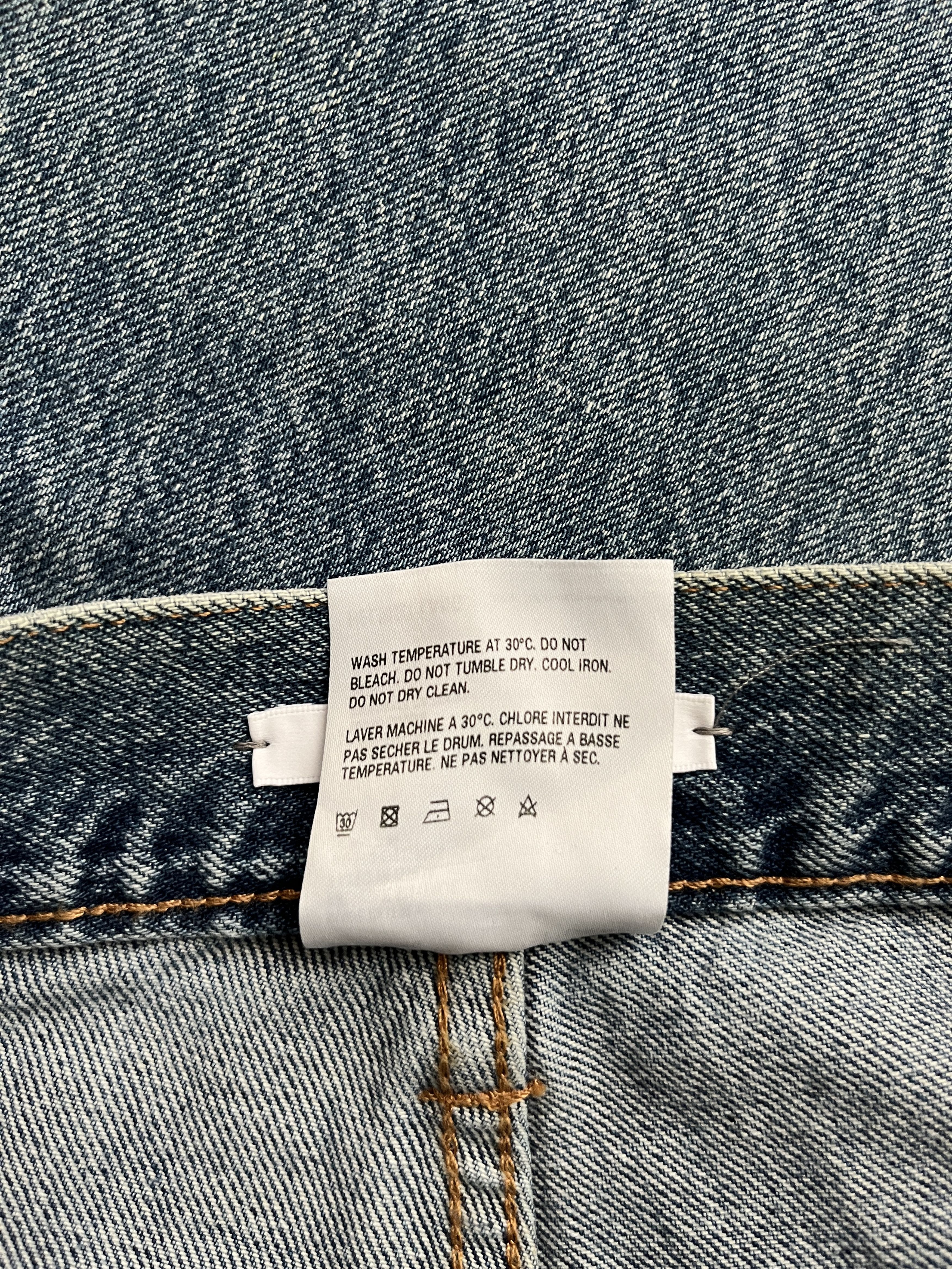 Helmut Lang ⚡️QUICK SALE⚡️Helmut Lang Blue Masc Hi Straight Jeans Size US 31 - 6 Thumbnail