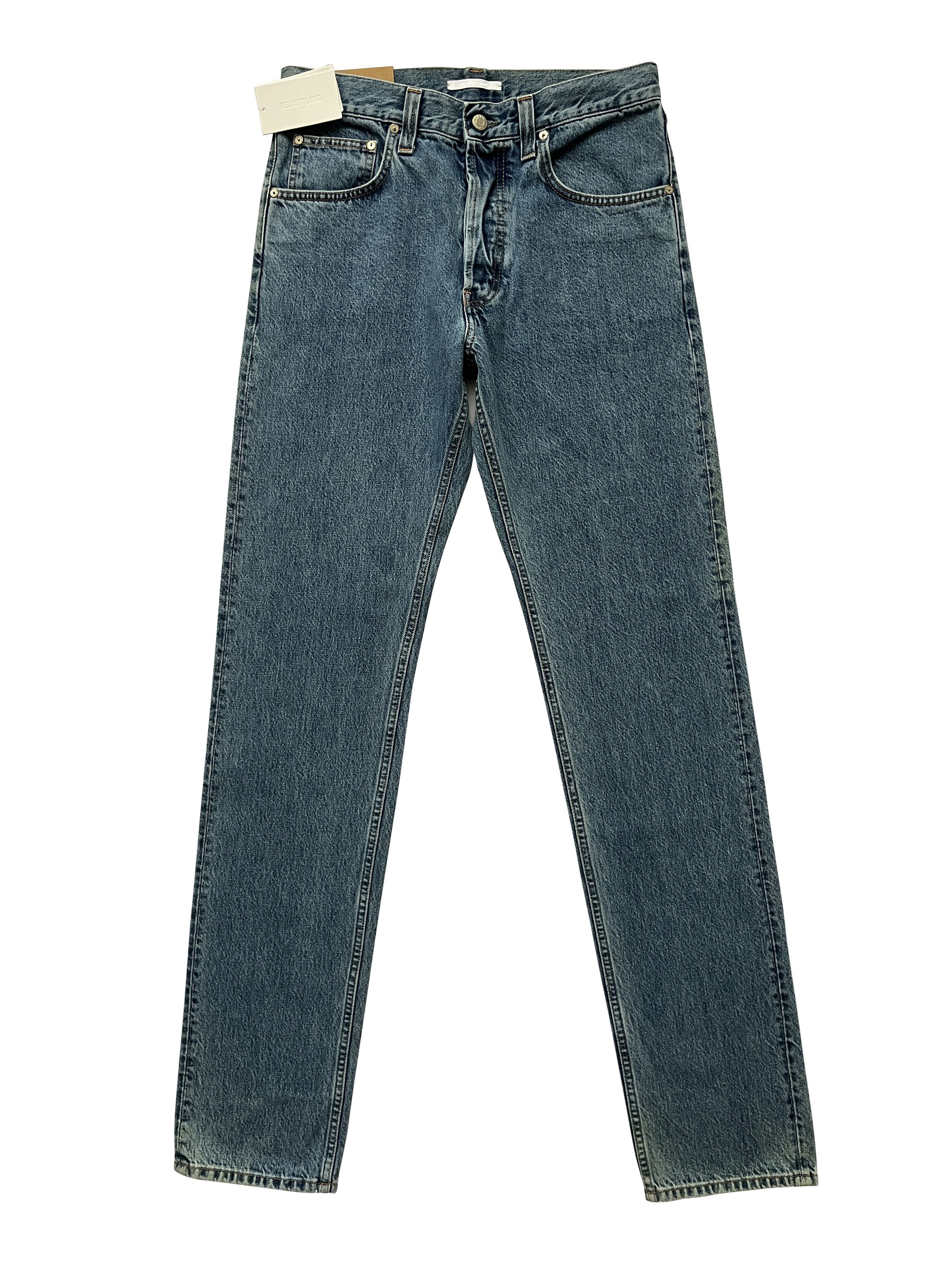 Helmut Lang ⚡️QUICK SALE⚡️Helmut Lang Blue Masc Hi Straight Jeans Size US 31 - 1 Thumbnail