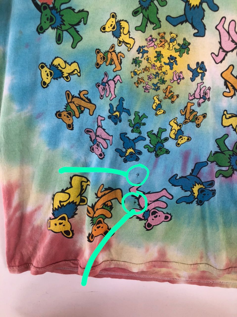 Band Tees × Grateful Dead 15/16 GRATEFUL DEAD TIE DYE TEE Size US M / EU 48-50 / 2 - 3 Thumbnail