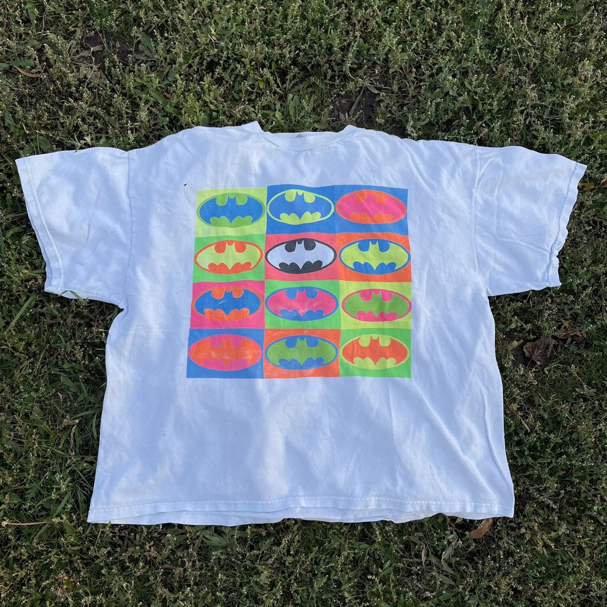 Vintage Vintage 90s Batman Superhero All Over Print Graphic Tee XL Size US XL / EU 56 / 4 - 1 Thumbnail