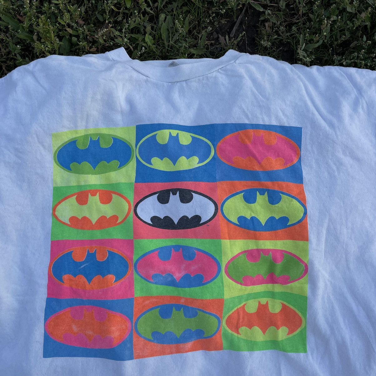 Vintage Vintage 90s Batman Superhero All Over Print Graphic Tee XL Size US XL / EU 56 / 4 - 5 Thumbnail