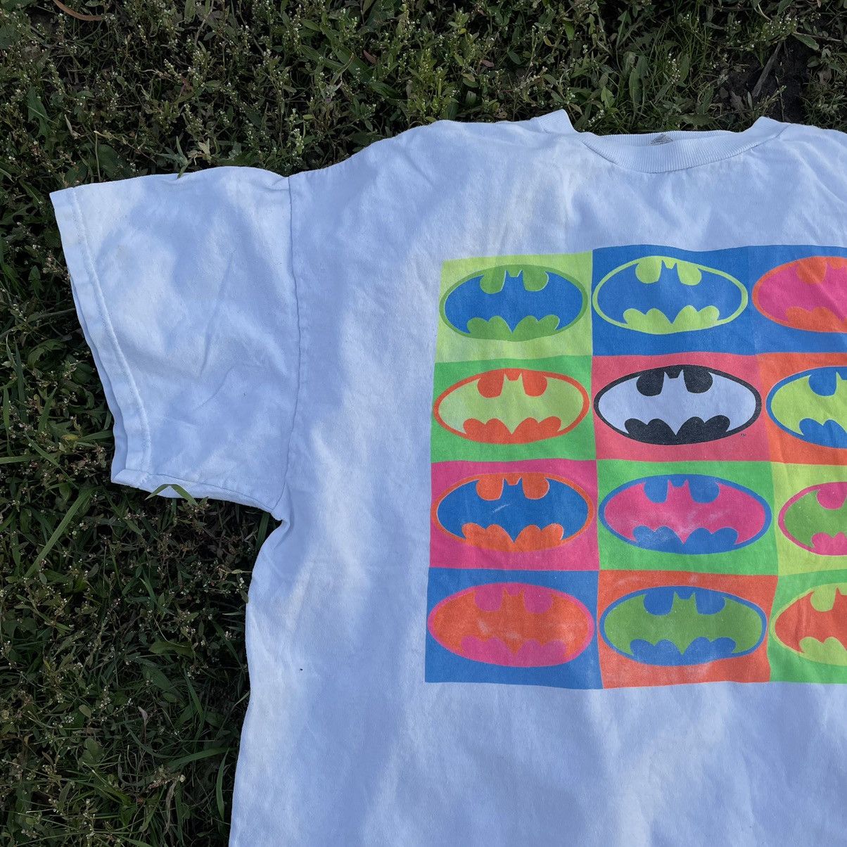 Vintage Vintage 90s Batman Superhero All Over Print Graphic Tee XL Size US XL / EU 56 / 4 - 4 Thumbnail