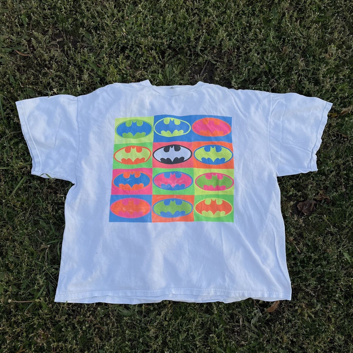 Vintage Vintage 90s Batman Superhero All Over Print Graphic Tee XL Size US XL / EU 56 / 4 - 3 Thumbnail