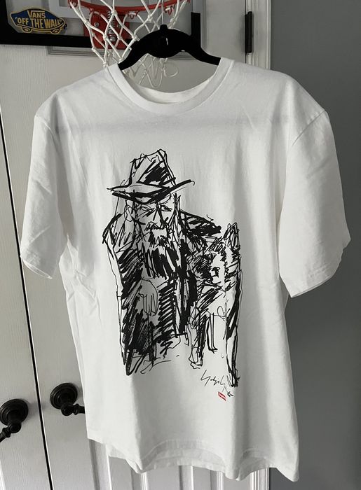 Supreme Supreme Yohji Yamamoto Scribble Portrait Tee | Grailed