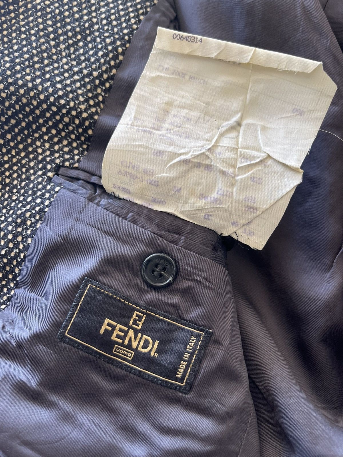 Fendi Fendi italy Luxury blazer Size 46R - 7 Thumbnail