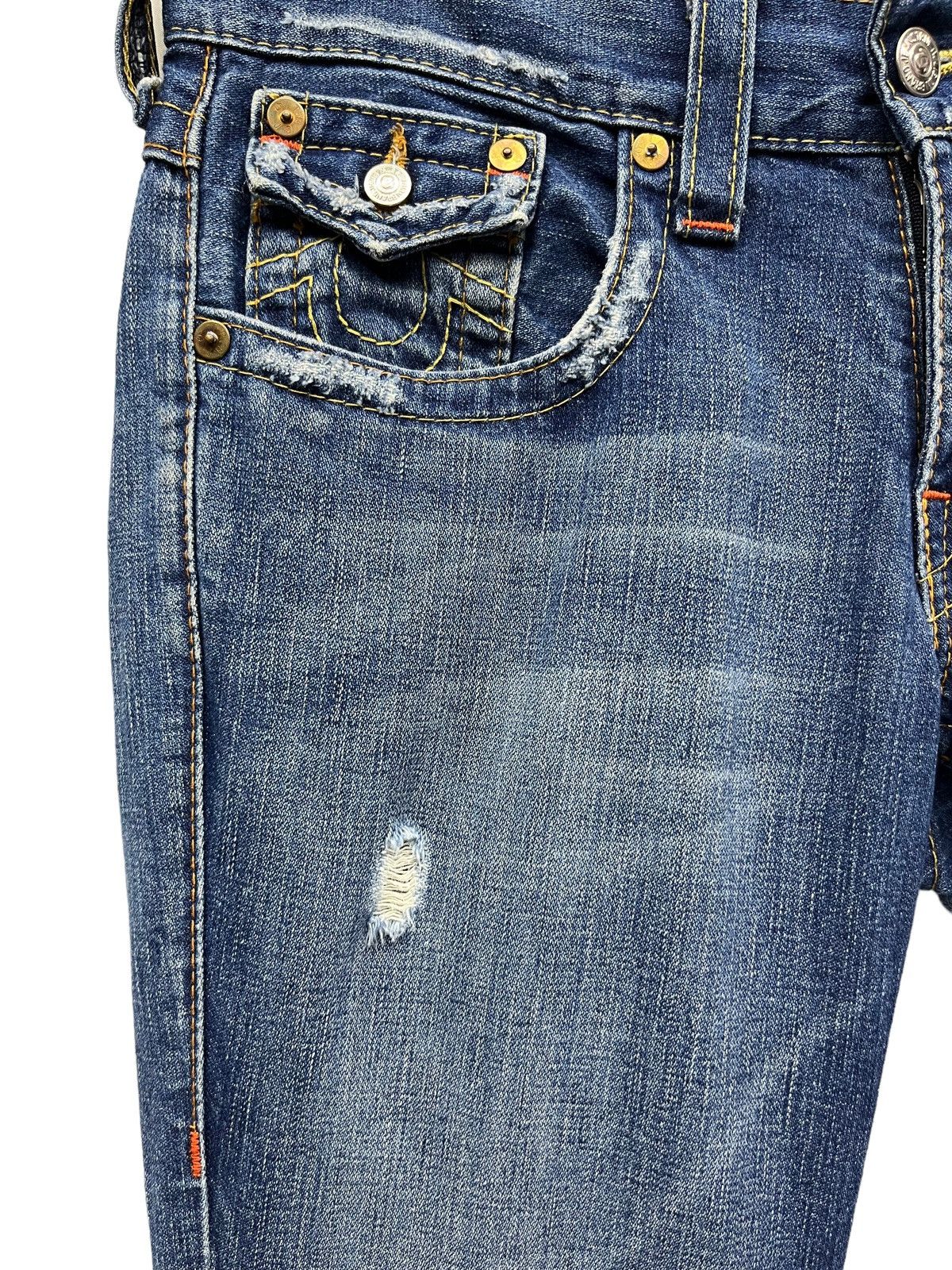 True Religion 🔥TRUE RELIGION Distressed Denim Flare 90's Made In USA Size US 32 / EU 48 - 5 Thumbnail
