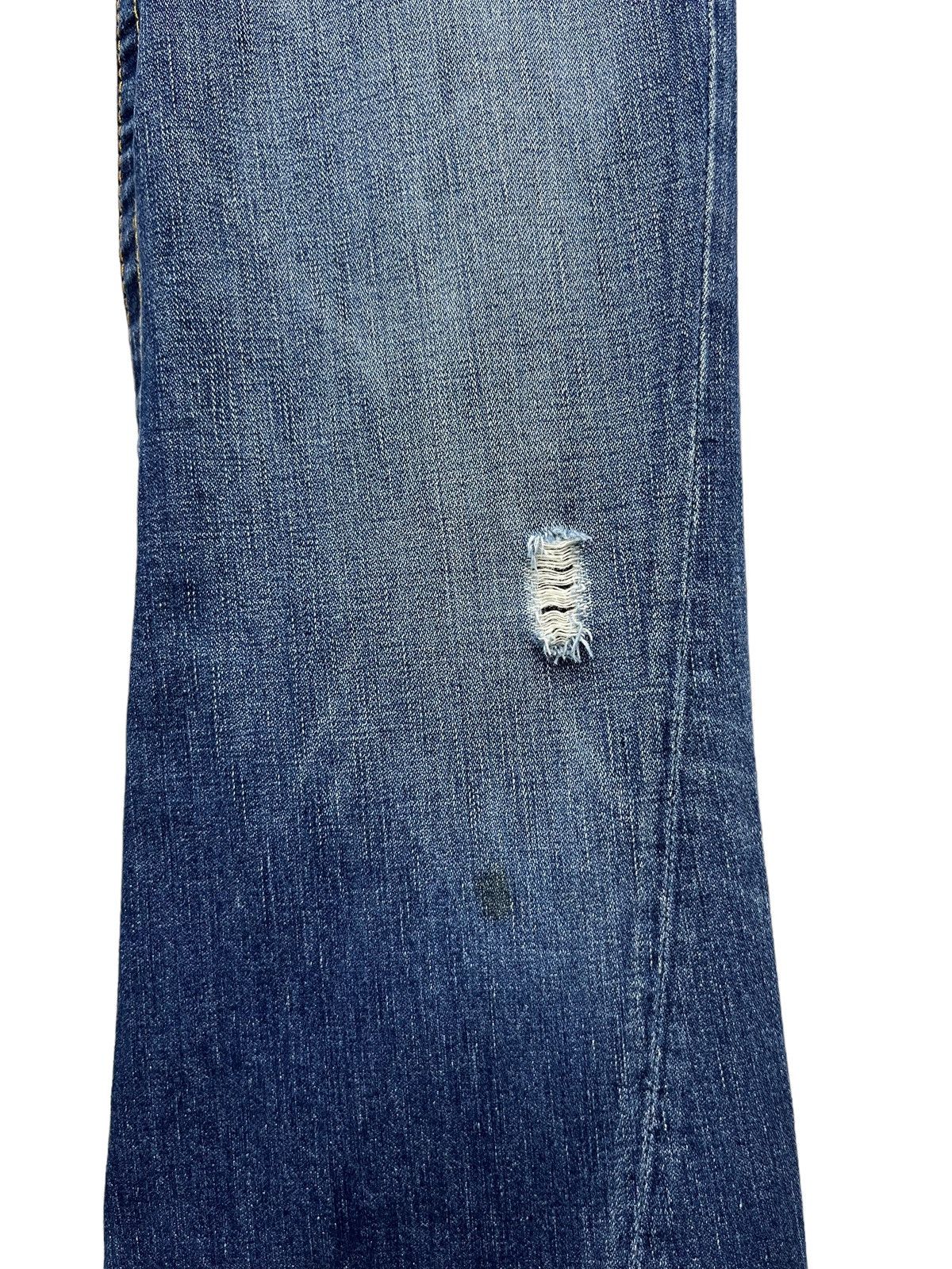 True Religion 🔥TRUE RELIGION Distressed Denim Flare 90's Made In USA Size US 32 / EU 48 - 6 Thumbnail