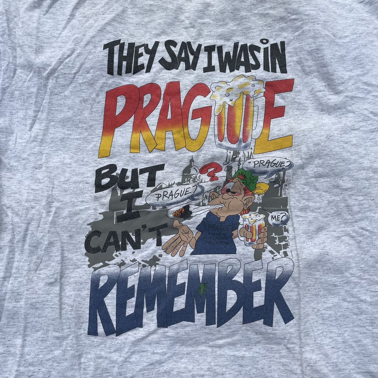 Vintage Vintage Y2K ADULT “ Weed Beer Drink “ Buymypiece Humor Tee Size US L / EU 52-54 / 3 - 4 Thumbnail