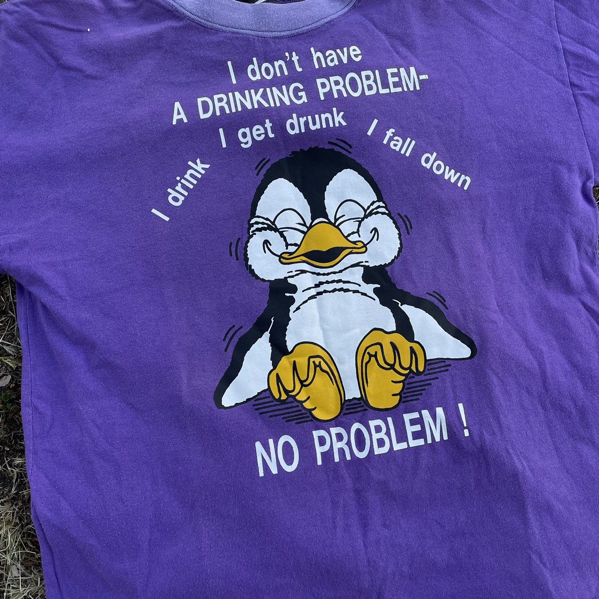 Vintage Vintage 80s Tee Juat Drink Beer Humor Streetwear M Size US M / EU 48-50 / 2 - 5 Thumbnail