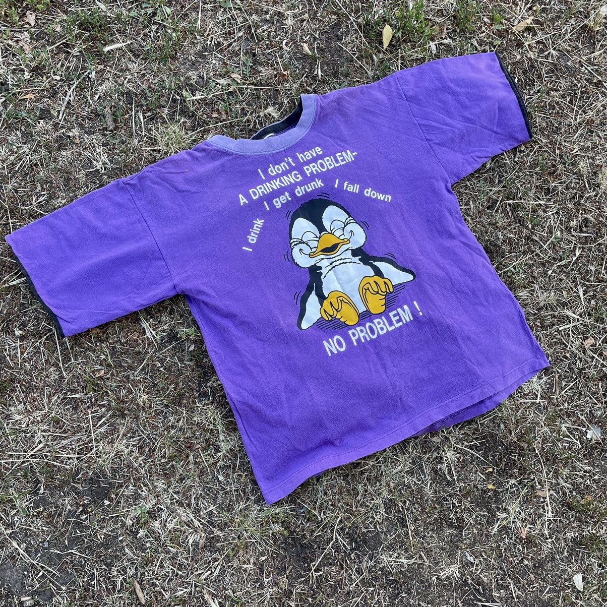 Vintage Vintage 80s Tee Juat Drink Beer Humor Streetwear M Size US M / EU 48-50 / 2 - 4 Thumbnail