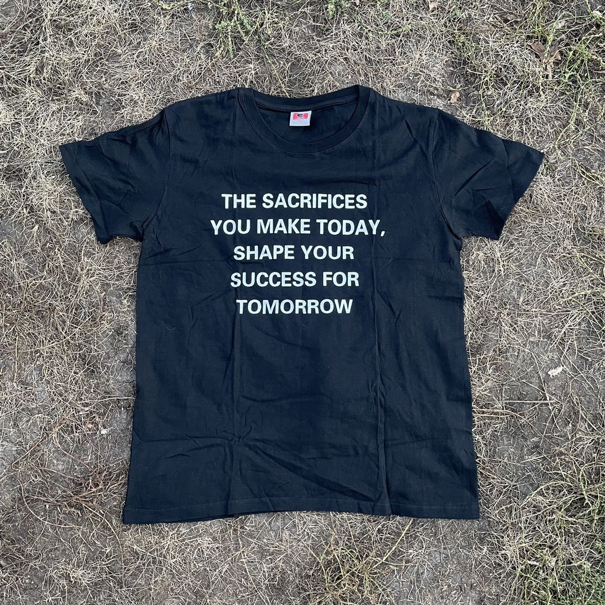 Vintage Vintage Y2K Graphic Tee Motivational Streetwear Black Boxy L Size US L / EU 52-54 / 3 - 1 Thumbnail