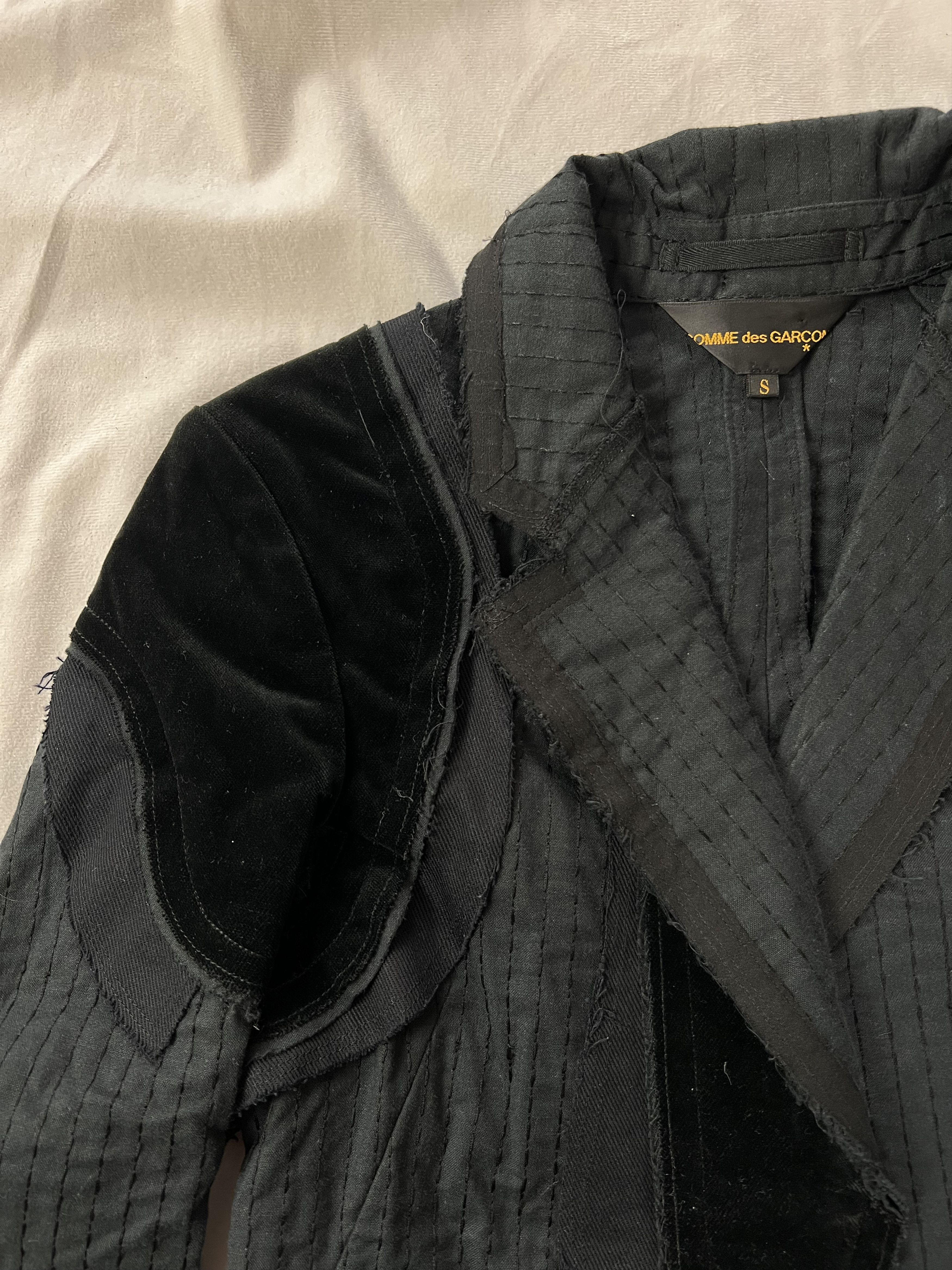 Comme des Garcons ⚡️QUICK SALE⚡️2009 Comme des Garcons Cropped Bolero Jacket Size S / US 4 / IT 40 - 7 Thumbnail