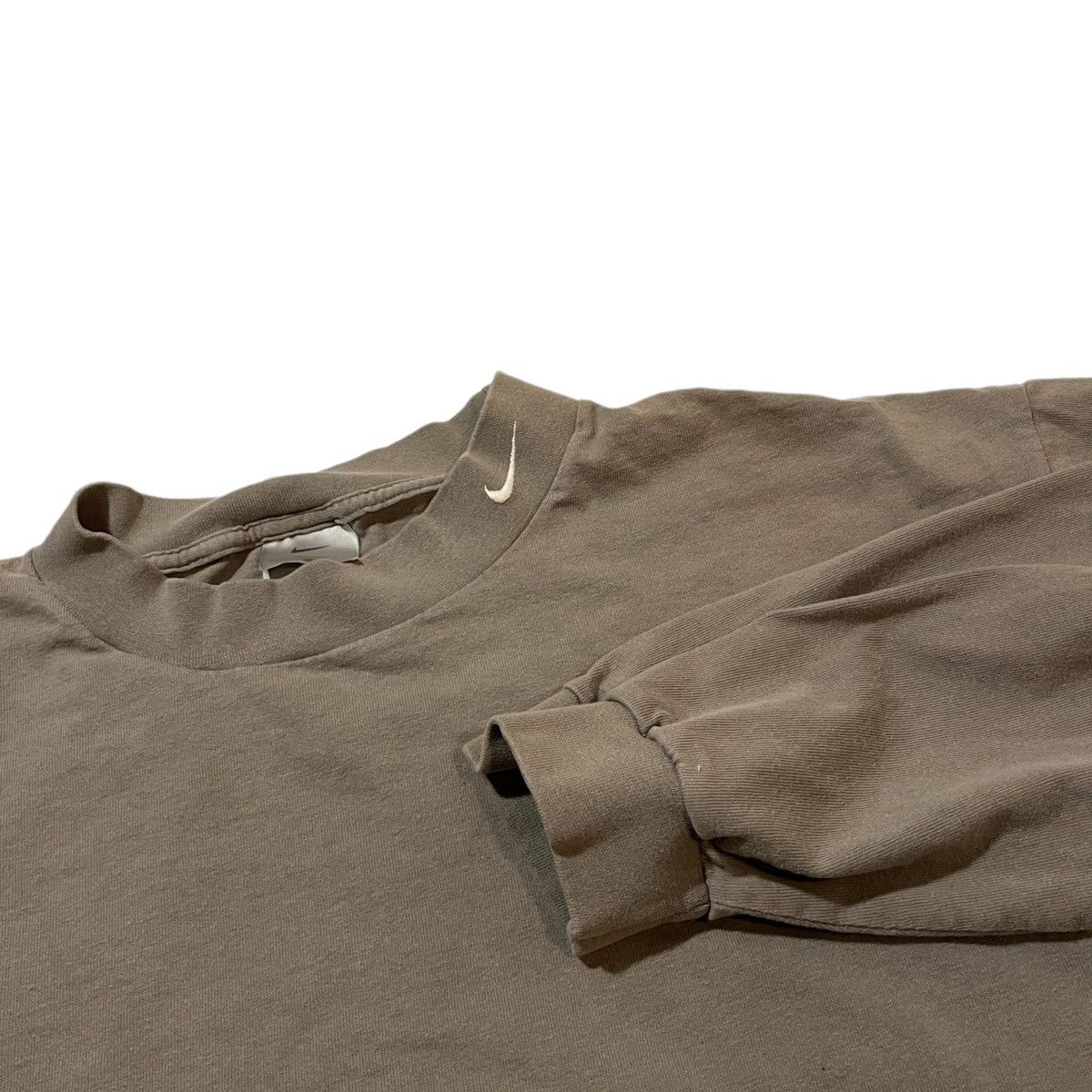Nike × Vintage Y2K Nike Mock Neck Swoosh Longsleeve Size US XXL / EU 58 / 5 - 2 Thumbnail