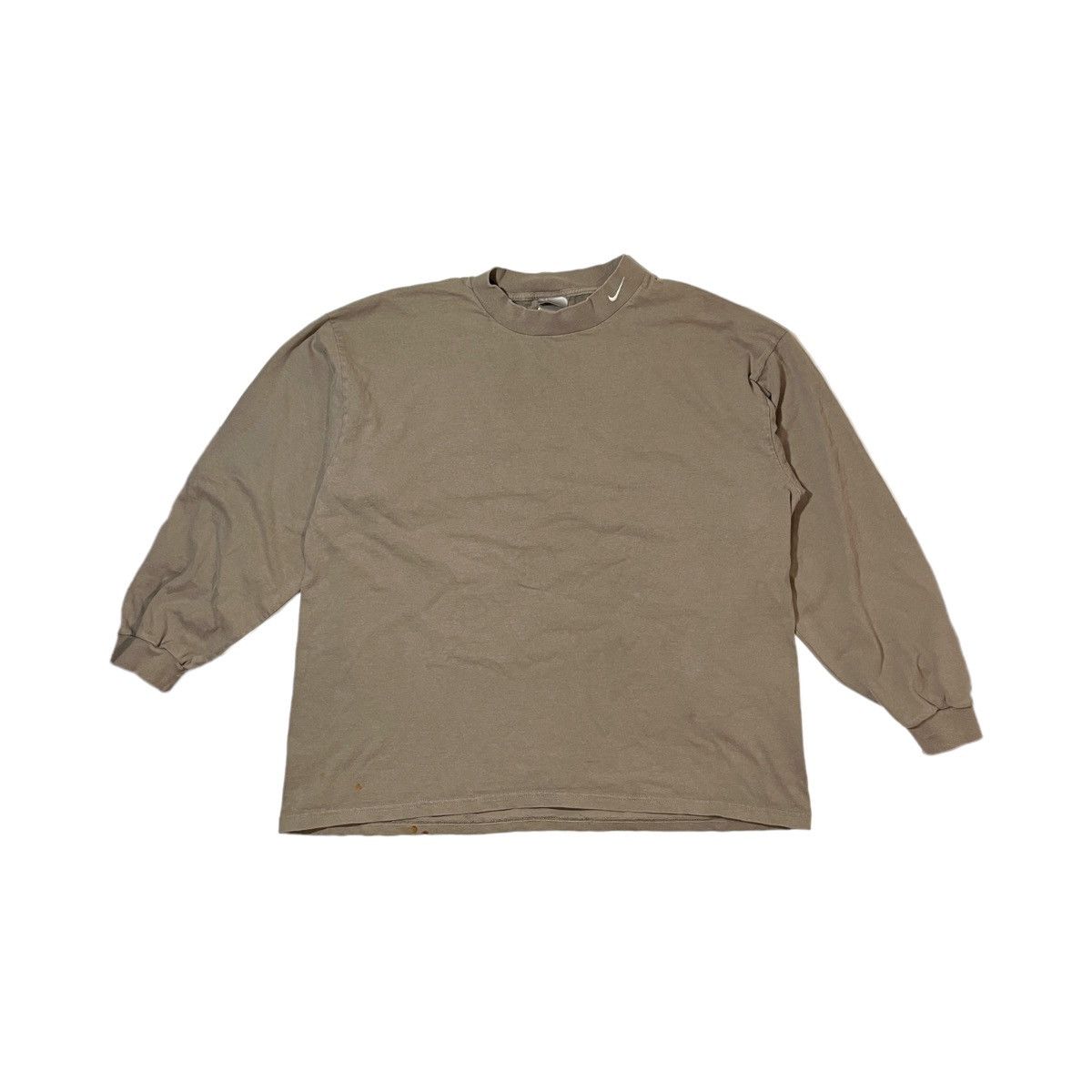 Nike × Vintage Y2K Nike Mock Neck Swoosh Longsleeve Size US XXL / EU 58 / 5 - 1 Thumbnail