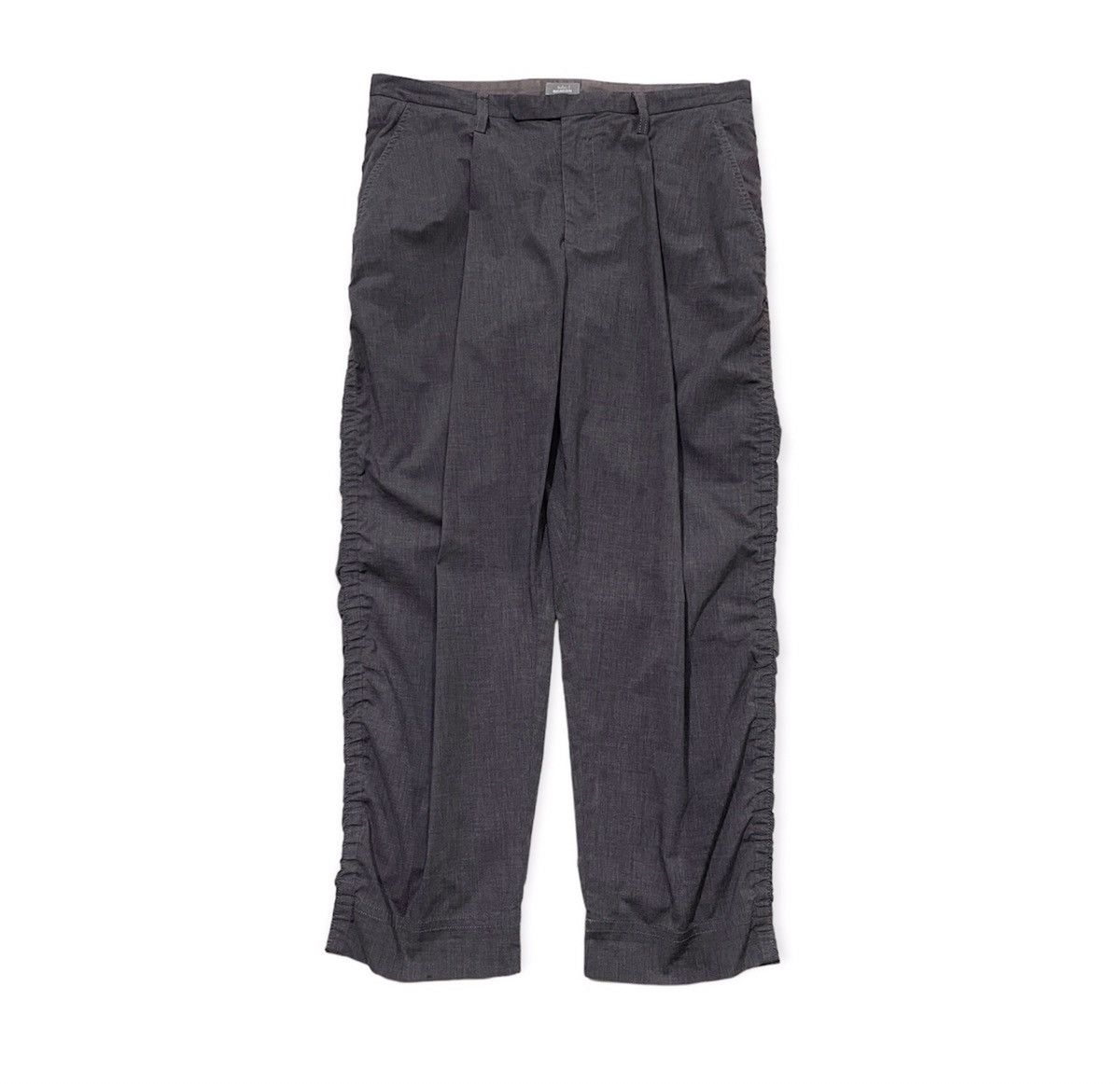 image of Kolor x Sacai beacon 15Ss Puckering Trousers in Grey, Men's (Size 32)