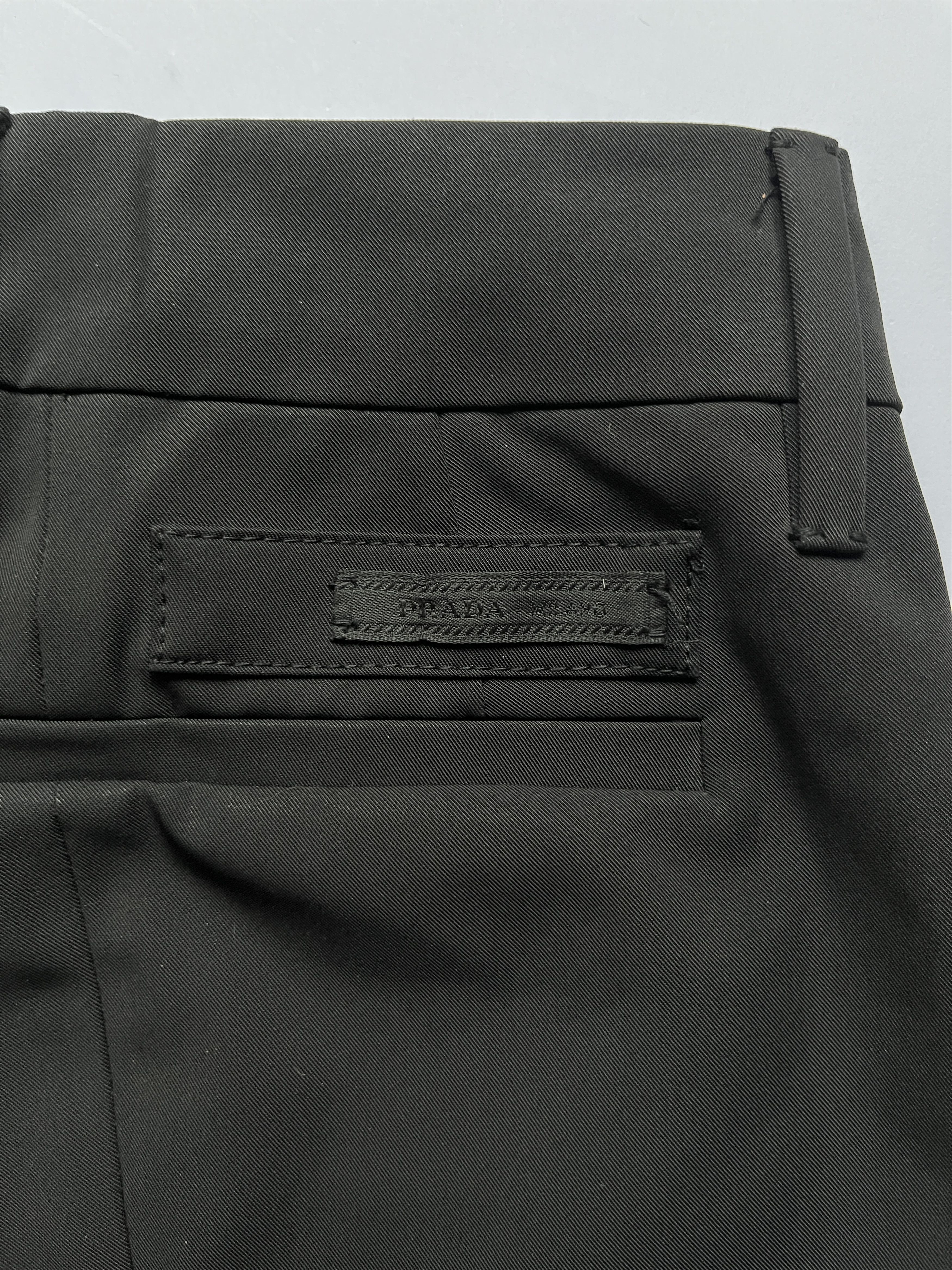 Prada ⚡️QUICK SALE⚡️Prada Black Pants Trousers Size 27" / US 4 / IT 40 - 3 Thumbnail