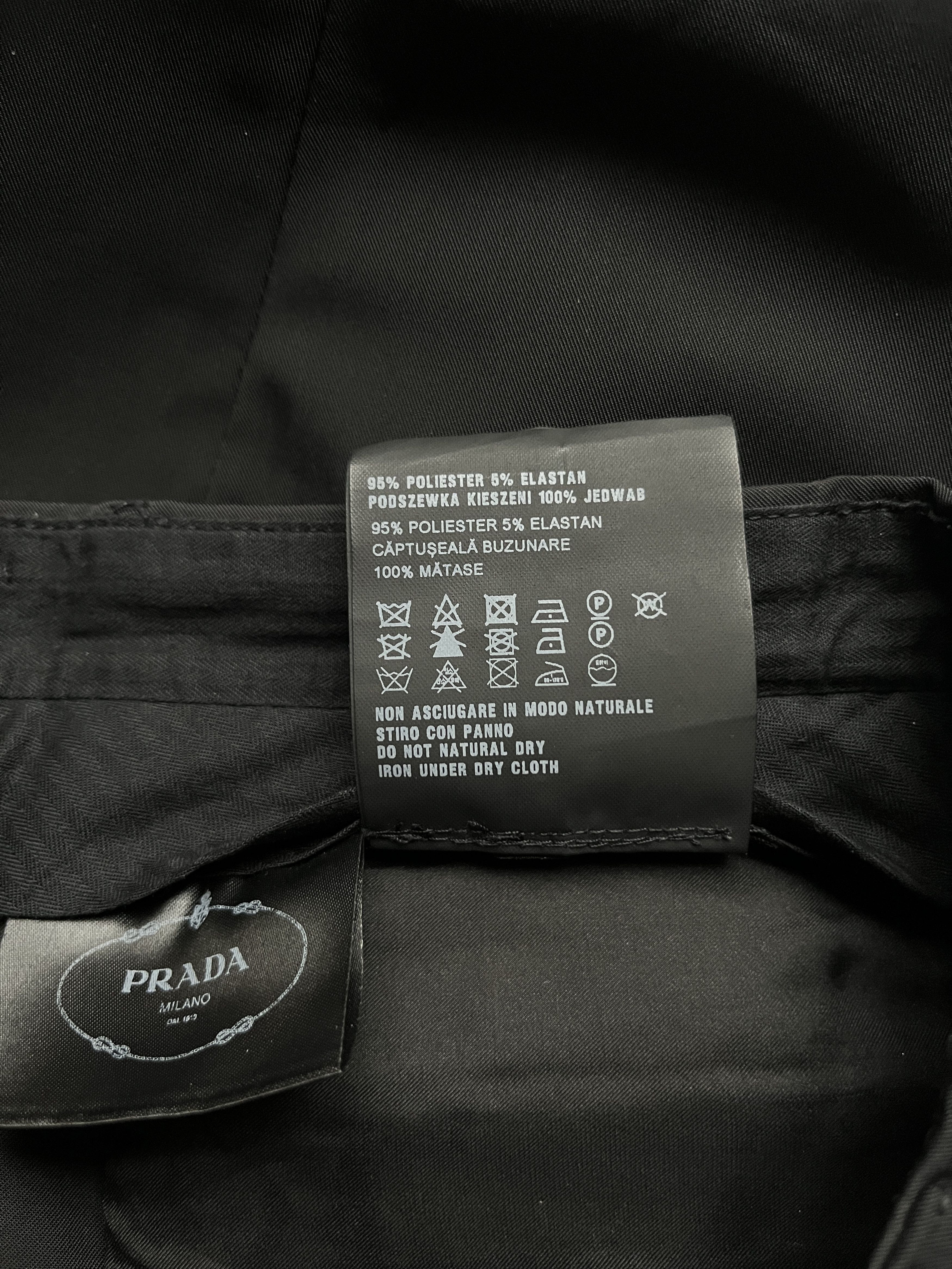 Prada ⚡️QUICK SALE⚡️Prada Black Pants Trousers Size 27" / US 4 / IT 40 - 6 Thumbnail