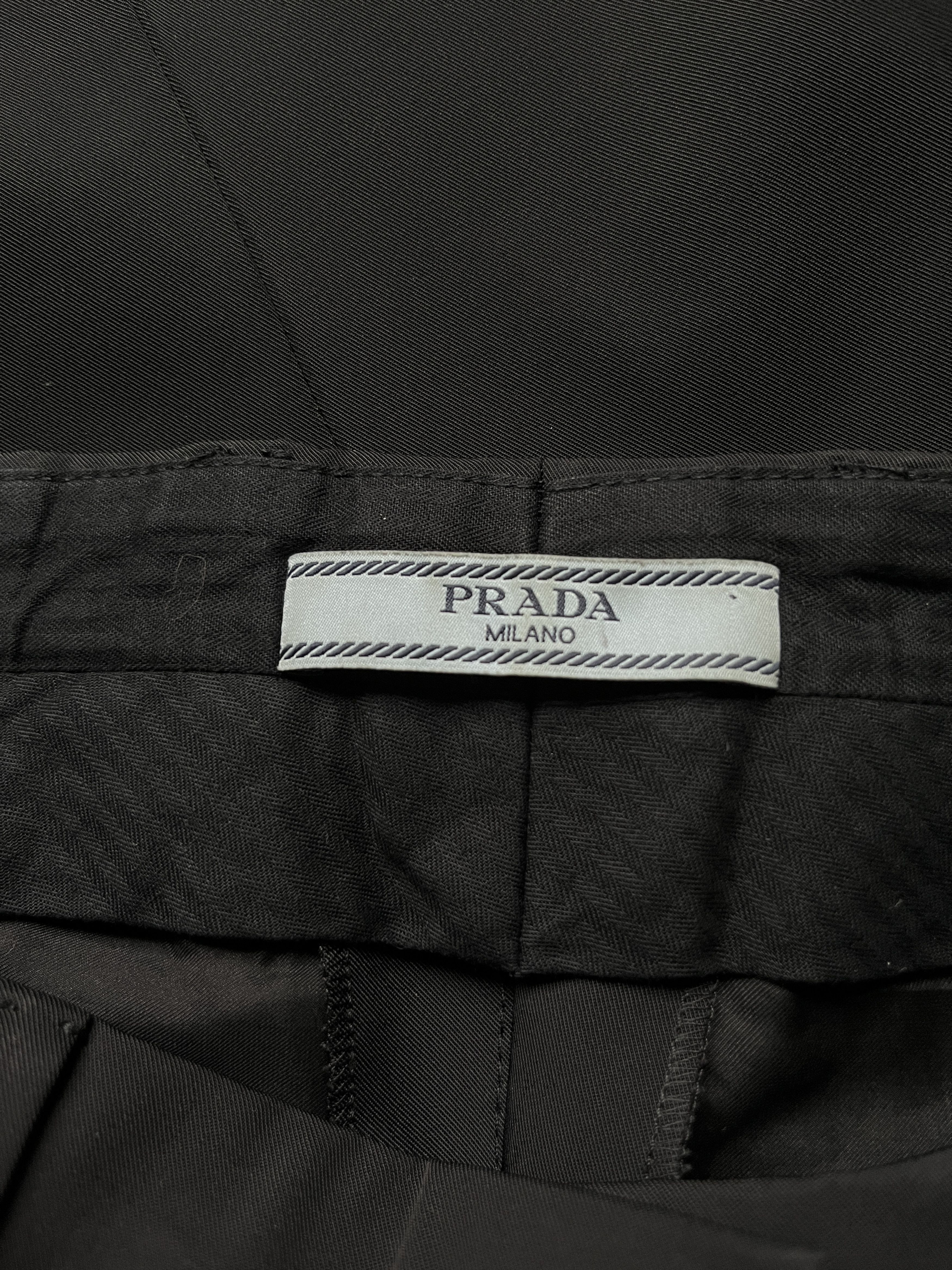 Prada ⚡️QUICK SALE⚡️Prada Black Pants Trousers Size 27" / US 4 / IT 40 - 4 Thumbnail