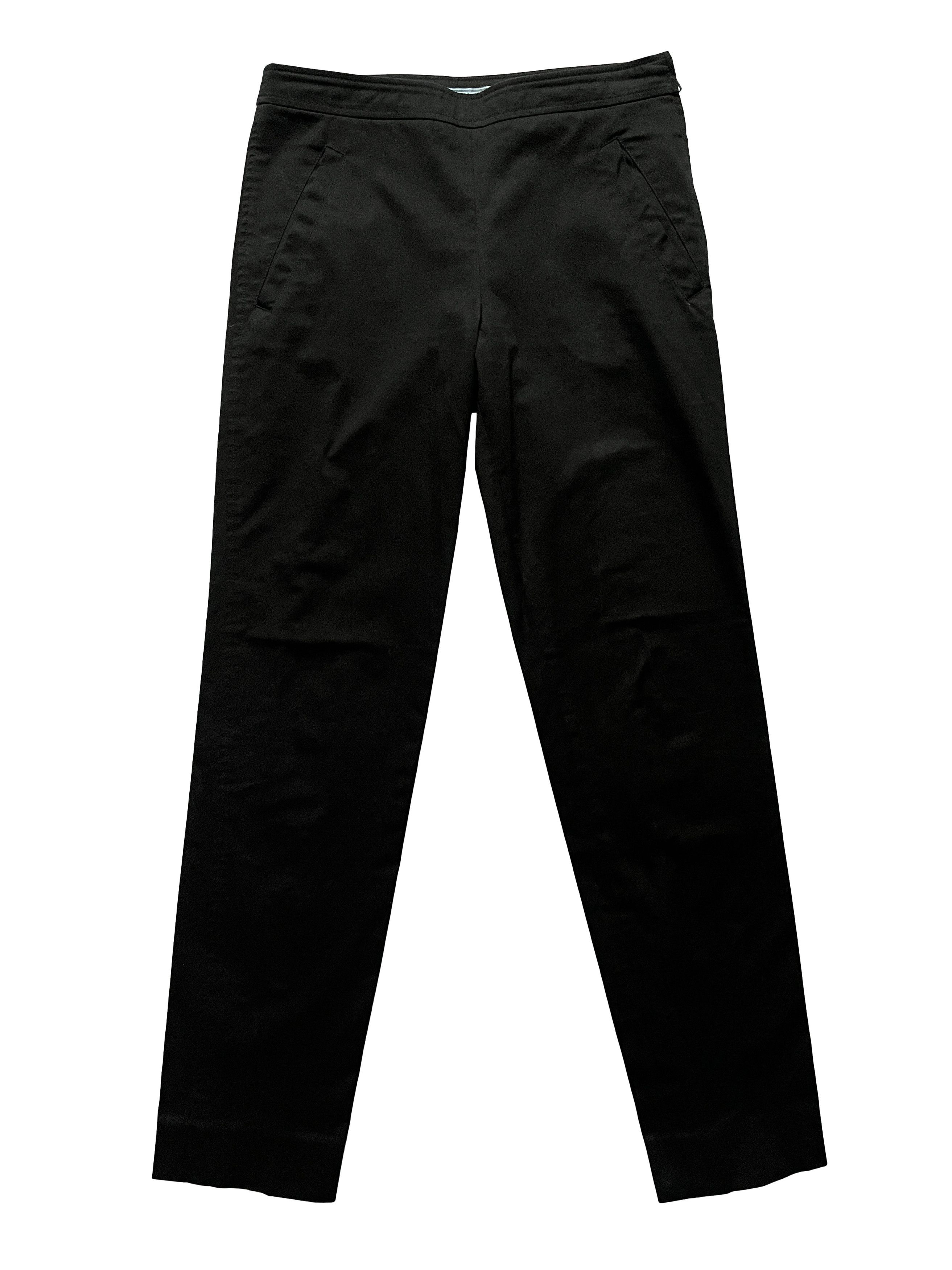 image of 2013 Prada Black Pants Trousers With Side Zip, Women's (Size 28)