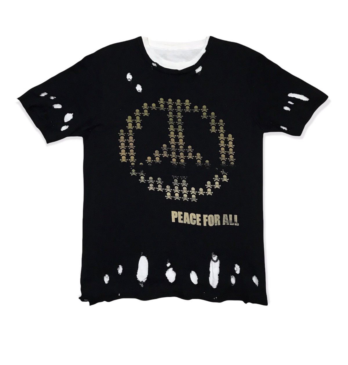 Mastermind Japan Destroyed PFA Skull T-Shirt Size US M / EU 48-50 / 2 - 1 Thumbnail