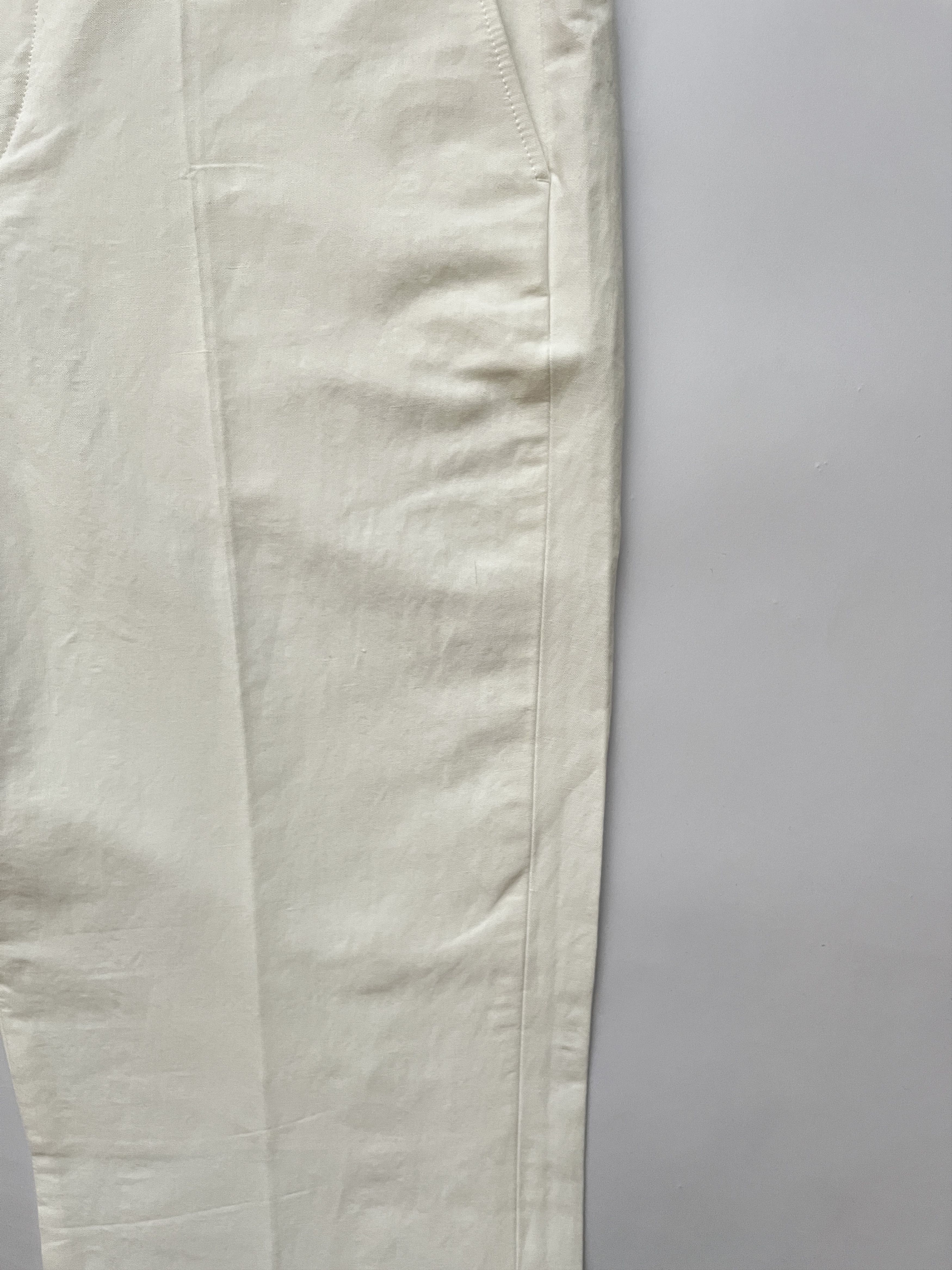 Marni ⚡️QUICK SALE⚡️Marni White Linen/Viscose Pants Trousers Size 32" / US 10 / IT 46 - 6 Thumbnail