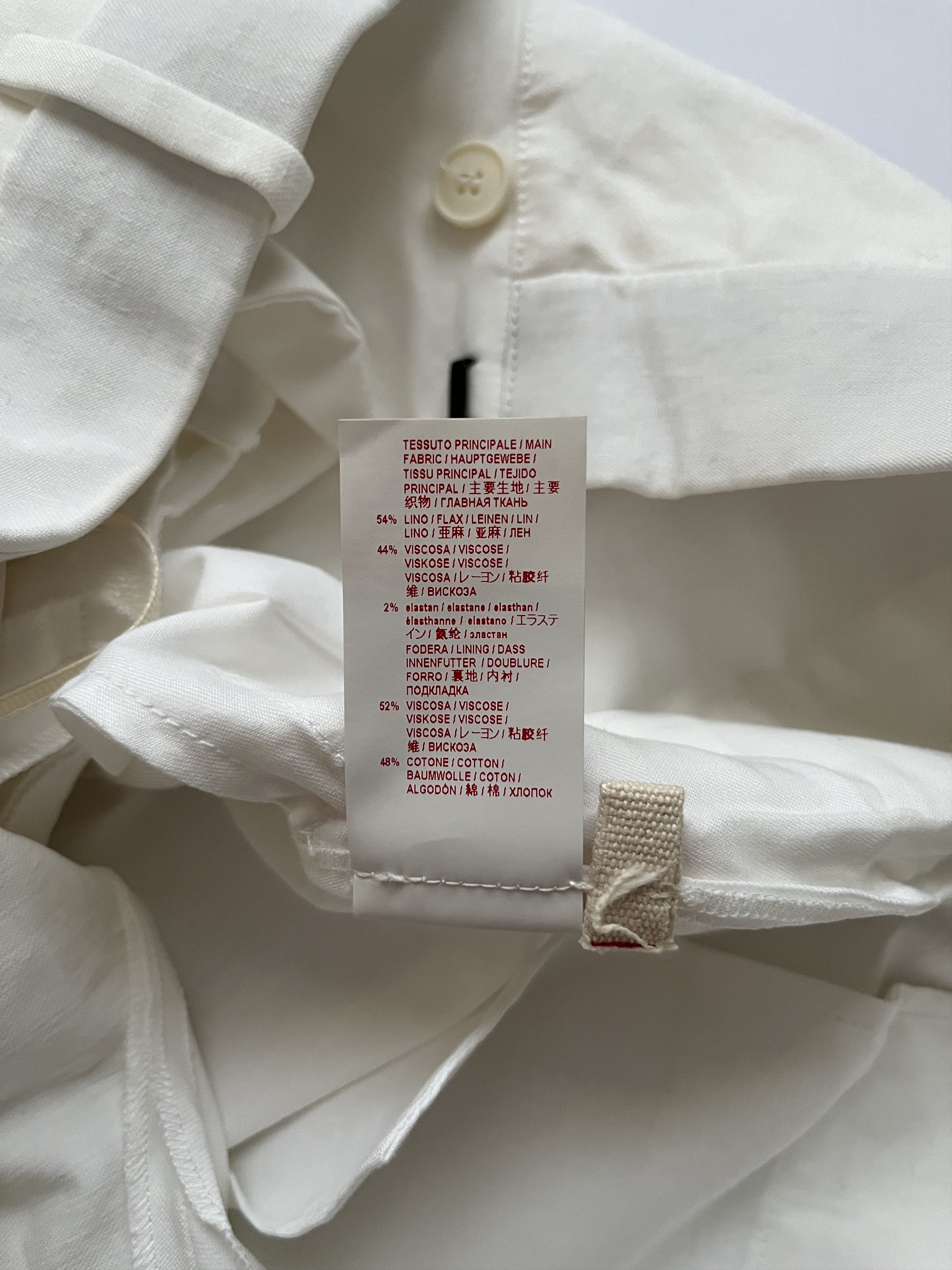 Marni ⚡️QUICK SALE⚡️Marni White Linen/Viscose Pants Trousers Size 32" / US 10 / IT 46 - 5 Thumbnail