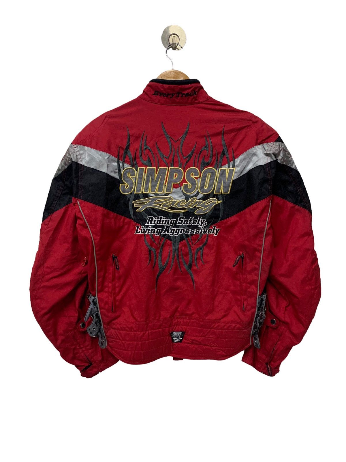 Japanese Brand × Sports Specialties 🔥SIMPSON RACING RIDING BOMBER JACKETS Size US L / EU 52-54 / 3 - 6 Thumbnail
