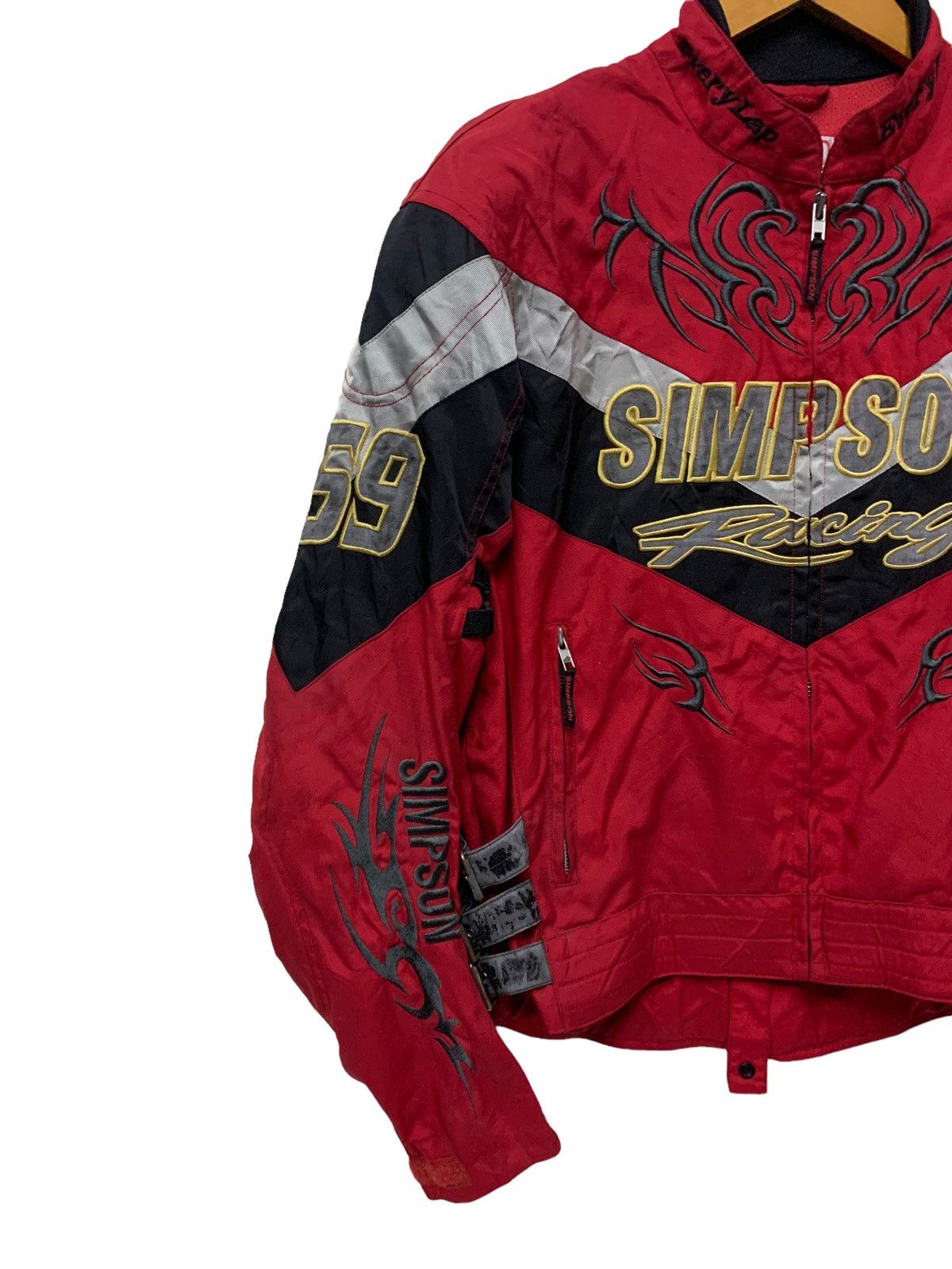 Japanese Brand × Sports Specialties 🔥SIMPSON RACING RIDING BOMBER JACKETS Size US L / EU 52-54 / 3 - 2 Thumbnail
