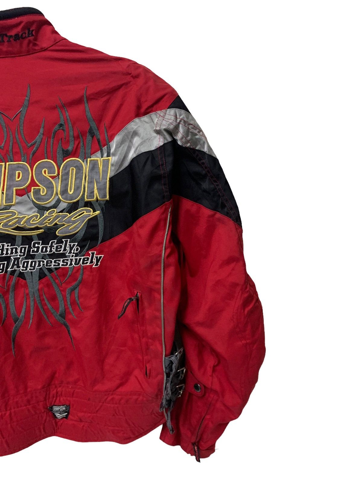 Japanese Brand × Sports Specialties 🔥SIMPSON RACING RIDING BOMBER JACKETS Size US L / EU 52-54 / 3 - 8 Thumbnail