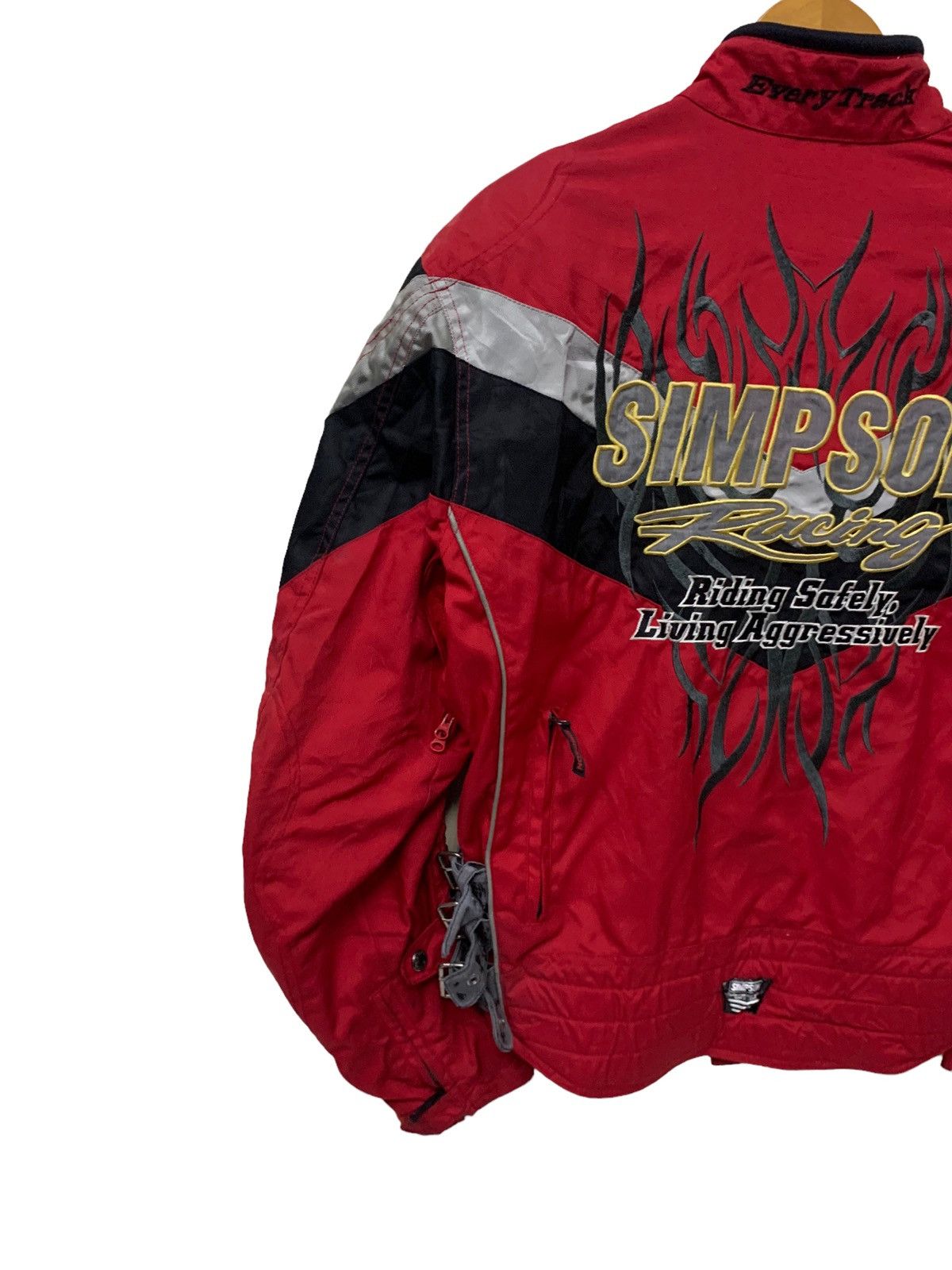 Japanese Brand × Sports Specialties 🔥SIMPSON RACING RIDING BOMBER JACKETS Size US L / EU 52-54 / 3 - 7 Thumbnail