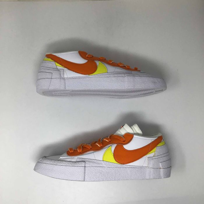 sacai orange blazer