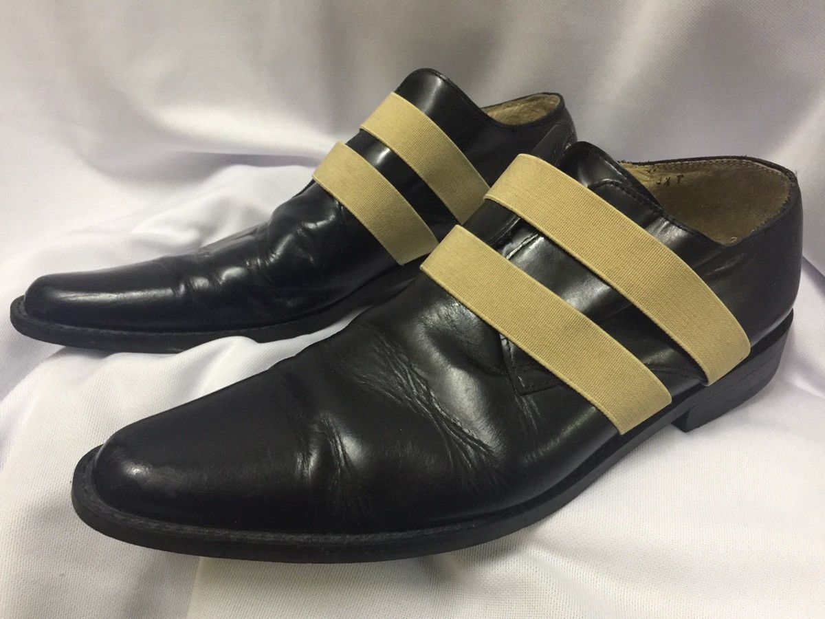 Comme des Garcons Comme Des Garcons Black Leather Formal Shoe Size US 5 / EU 37 - 1 Thumbnail