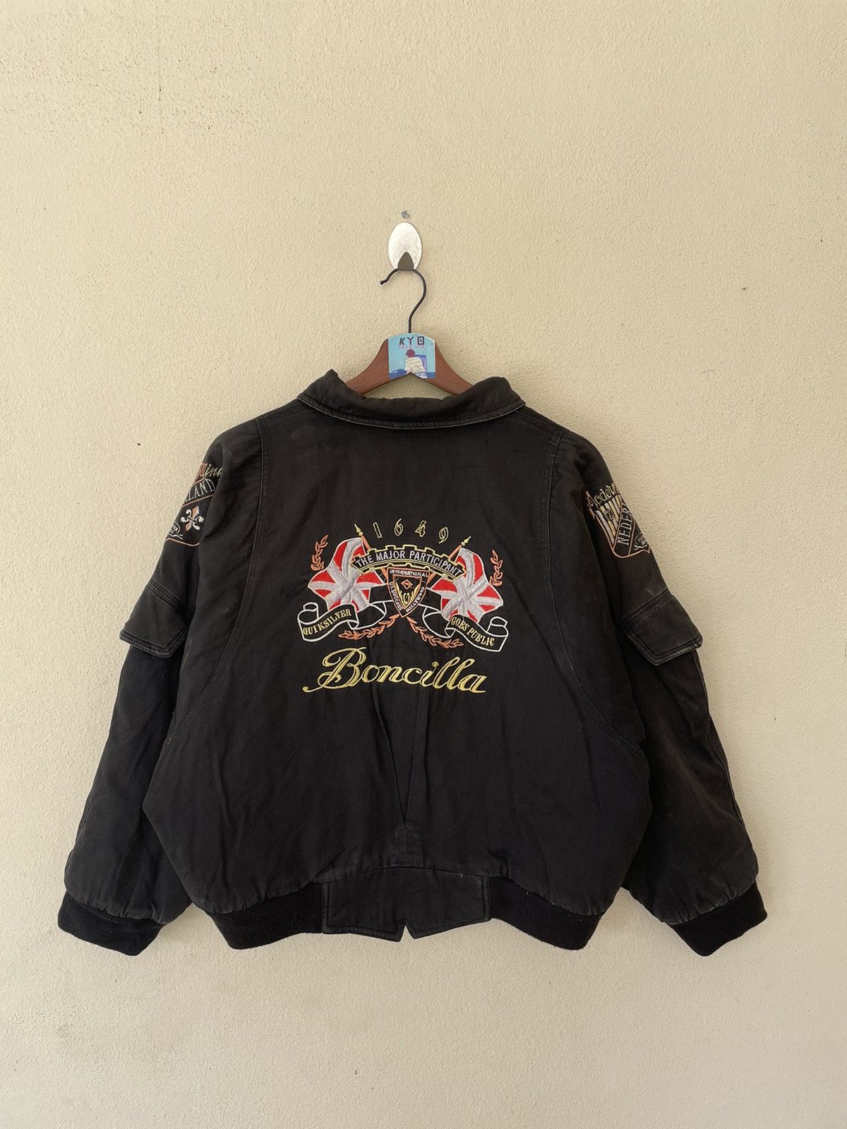 Japanese Brand × Vintage VINTAGE SEALED BEAM EMBROIDERED BOMBER JACKET Size US L / EU 52-54 / 3 - 2 Thumbnail
