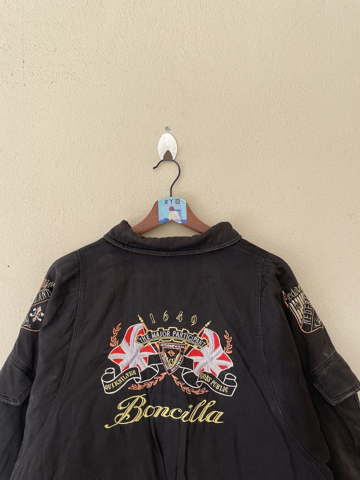 Japanese Brand × Vintage VINTAGE SEALED BEAM EMBROIDERED BOMBER JACKET Size US L / EU 52-54 / 3 - 4 Thumbnail