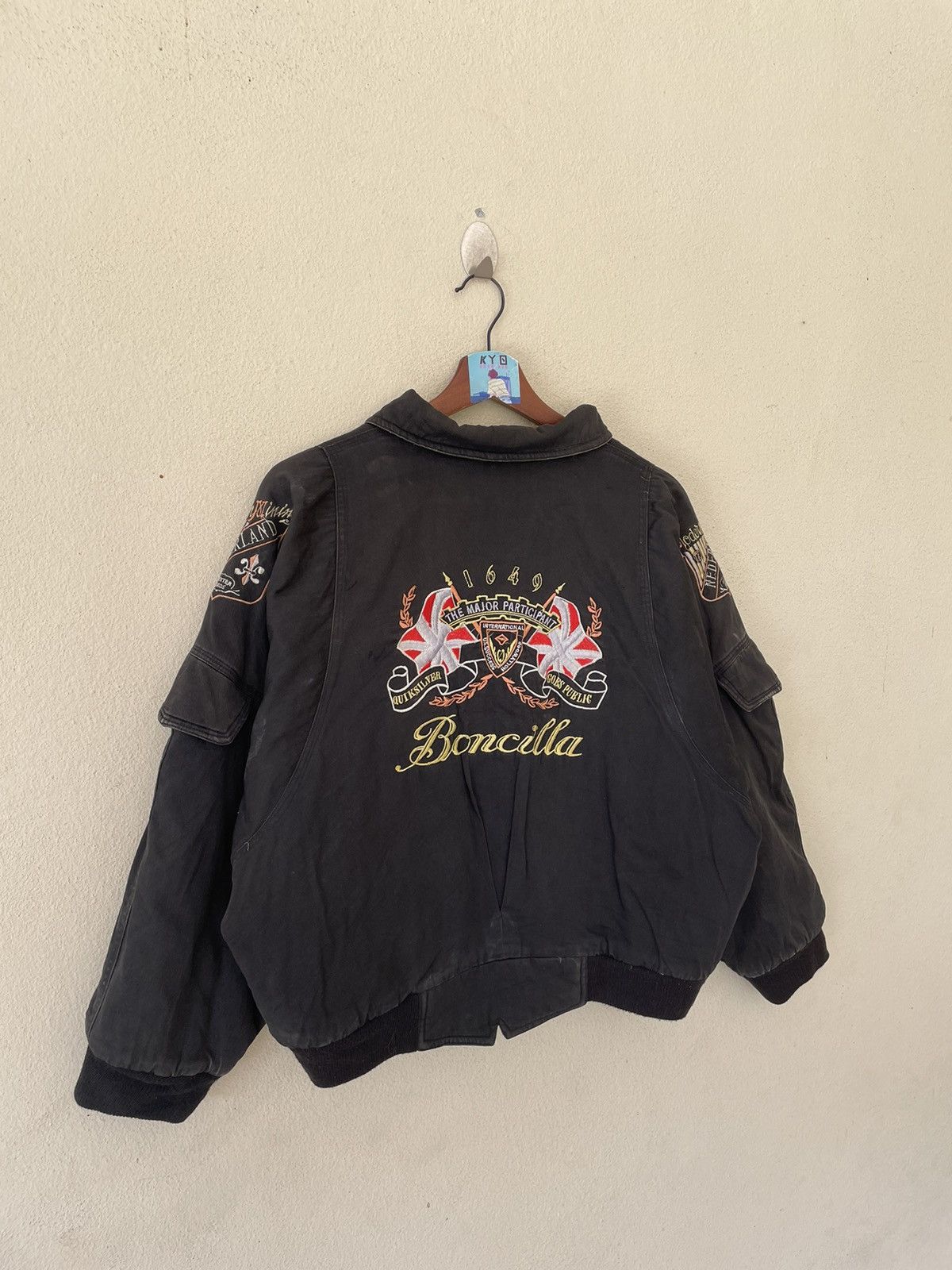 Japanese Brand × Vintage VINTAGE SEALED BEAM EMBROIDERED BOMBER JACKET Size US L / EU 52-54 / 3 - 3 Thumbnail
