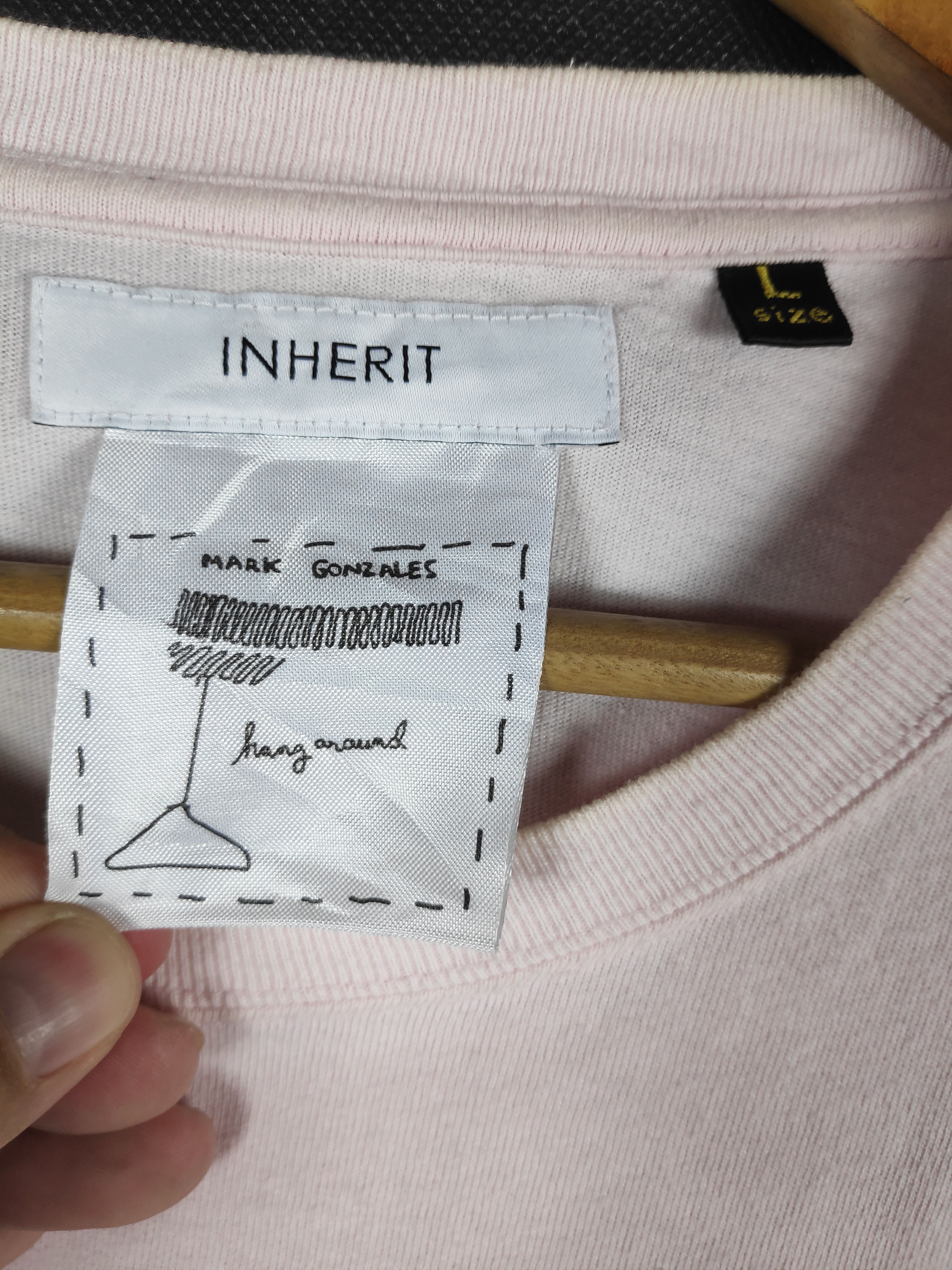 Japanese Brand 🔥Offer🔥 Vintage Mark Gonzales Inherit Spellout Shirt Size US M / EU 48-50 / 2 - 4 Thumbnail