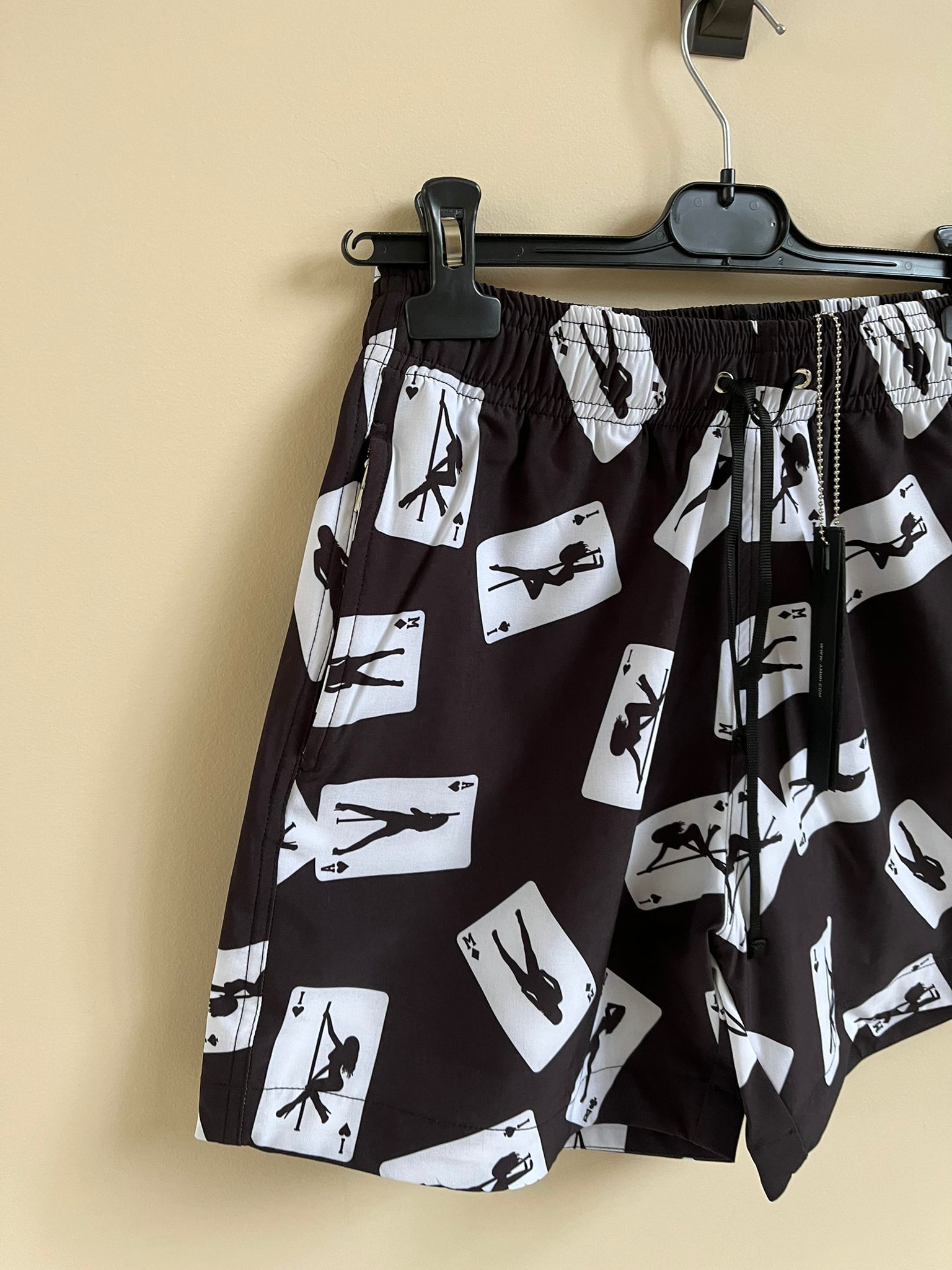 Amiri Card Trunks Shorts in Black Size US 30 / EU 46 - 2 Thumbnail