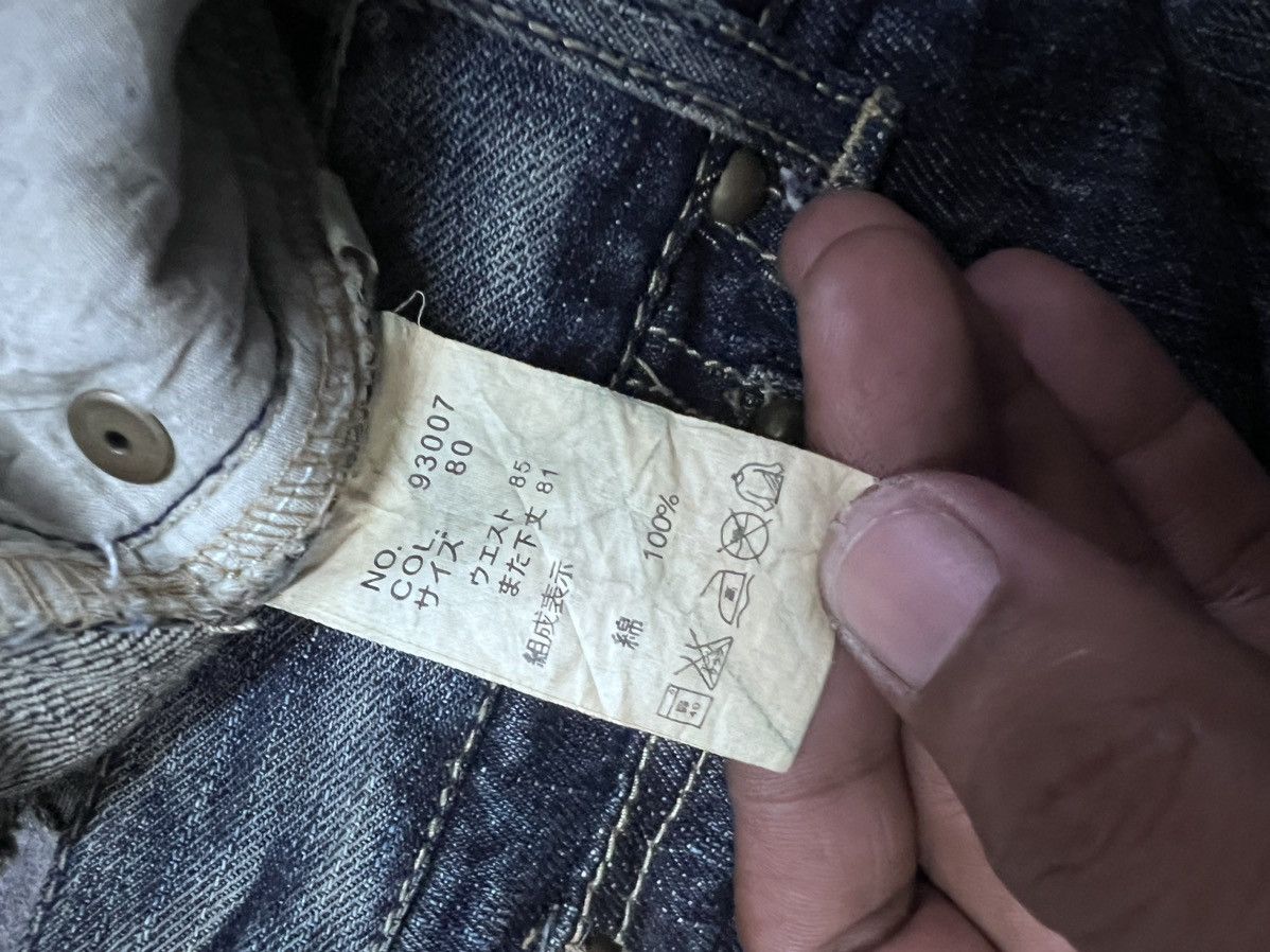 Japanese Brand × Vintage BACK&FOURT RIPPED DISTRESSED DENIM PANT Size US 35 - 8 Thumbnail