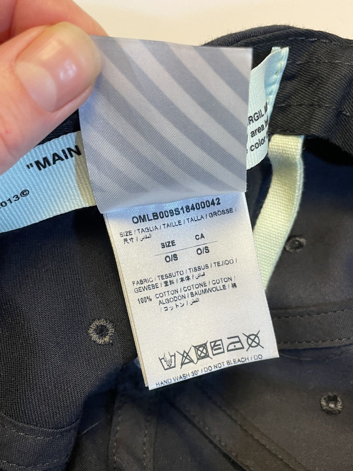 Off-White Off White Rubberized Logo Cap Size ONE SIZE - 8 Thumbnail