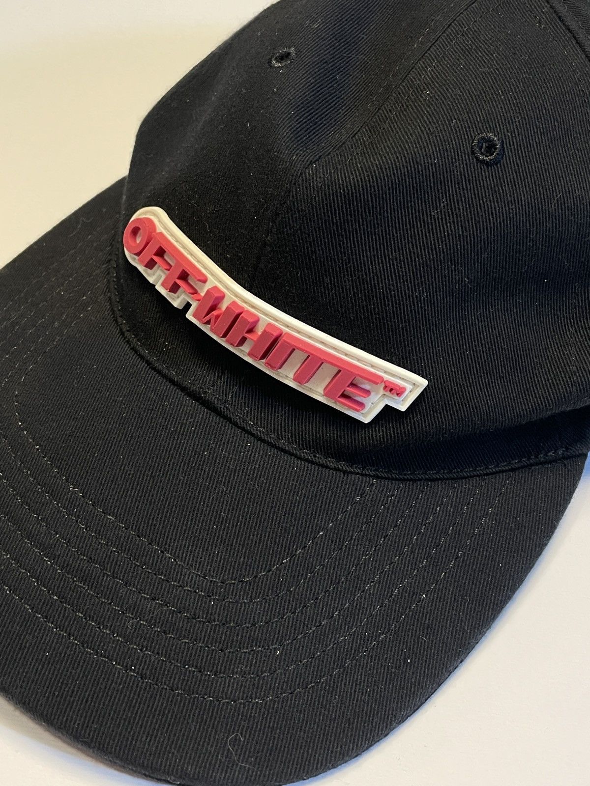 Off-White Off White Rubberized Logo Cap Size ONE SIZE - 5 Thumbnail