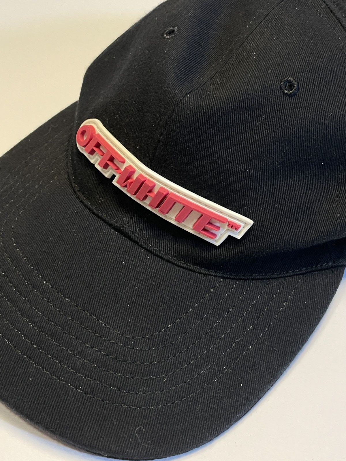 Off-White Off White Rubberized Logo Cap Size ONE SIZE - 4 Thumbnail