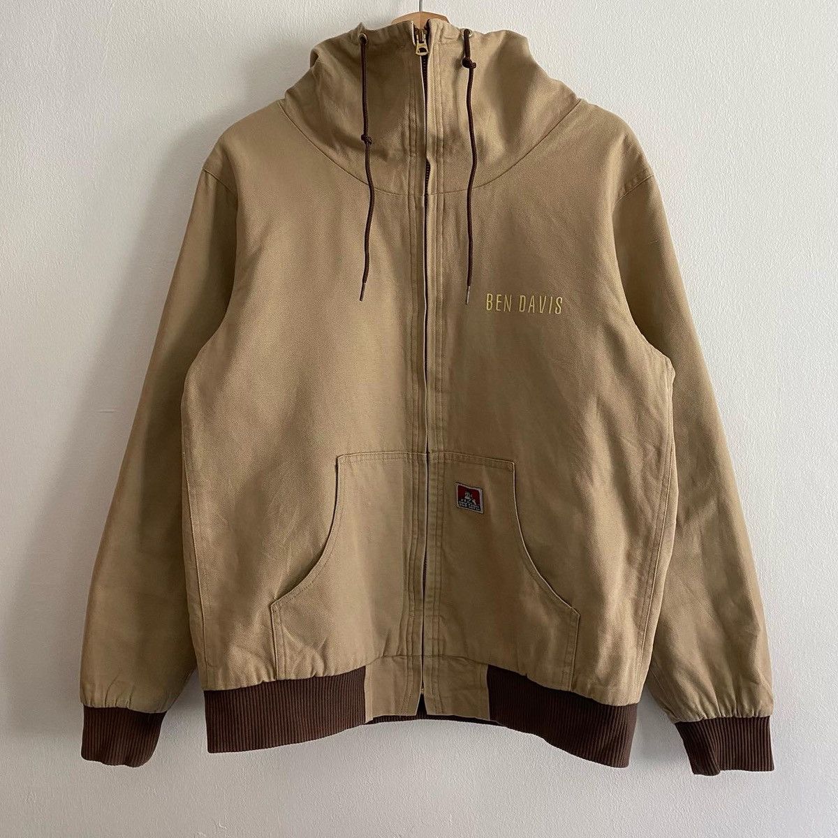 image of Ben Davis Detroit Jacket in Beige, Men's (Size Medium)