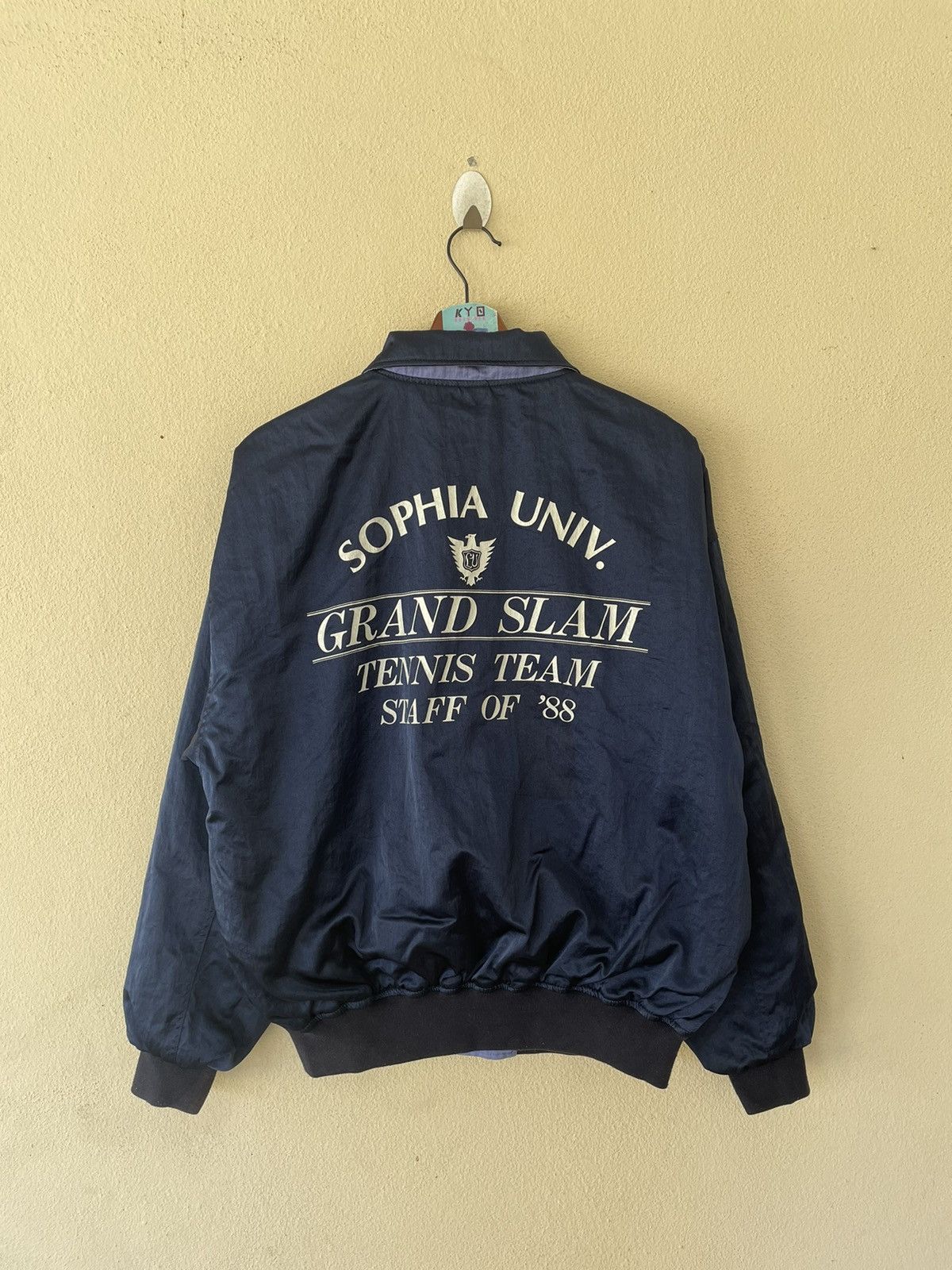 Japanese Brand × Vintage VTG 80’s SOPHIA UNIVERSITY TENNIS TEAM REVERSIBLE JACKET Size US L / EU 52-54 / 3 - 2 Thumbnail