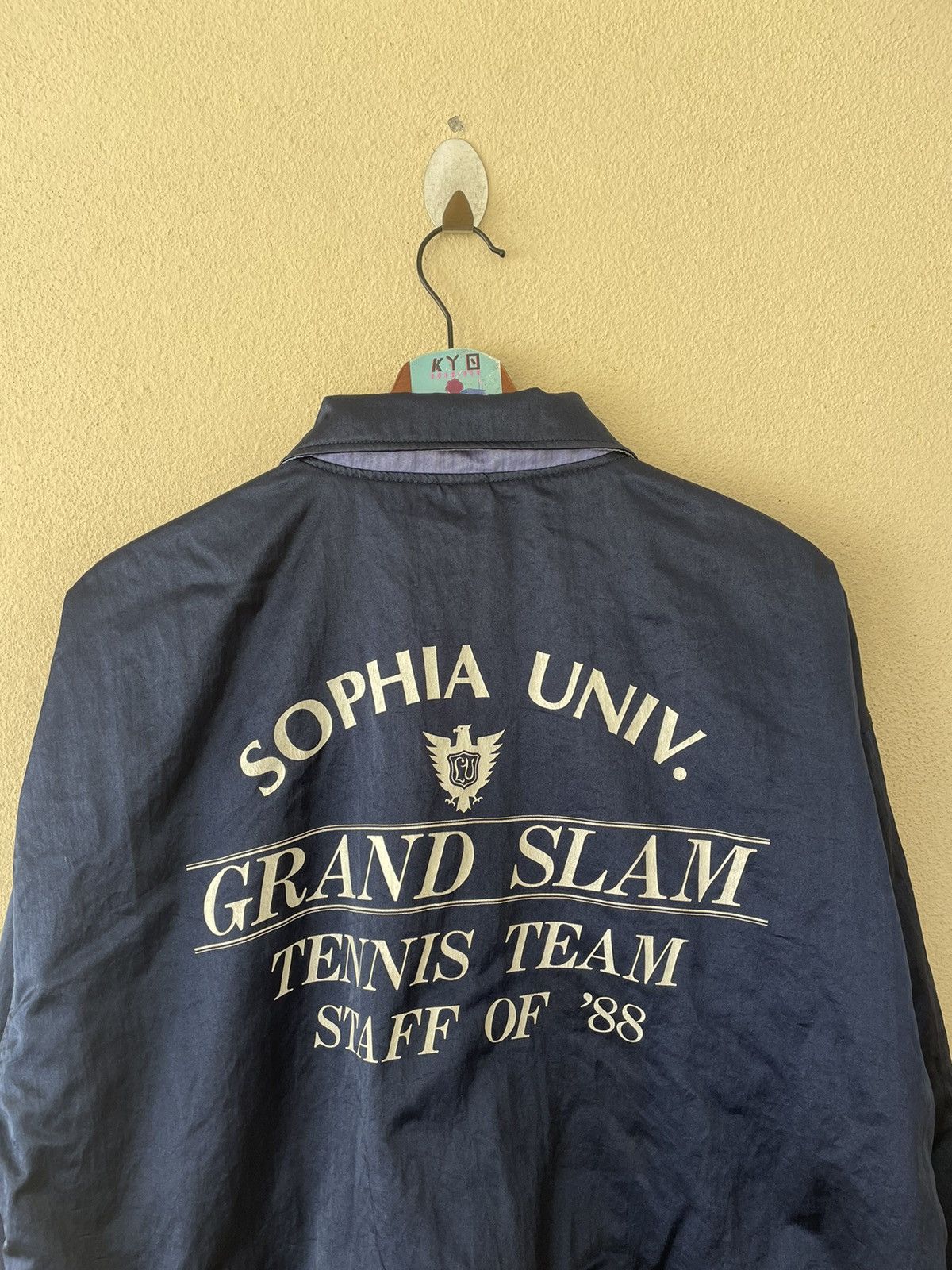 Japanese Brand × Vintage VTG 80’s SOPHIA UNIVERSITY TENNIS TEAM REVERSIBLE JACKET Size US L / EU 52-54 / 3 - 5 Thumbnail