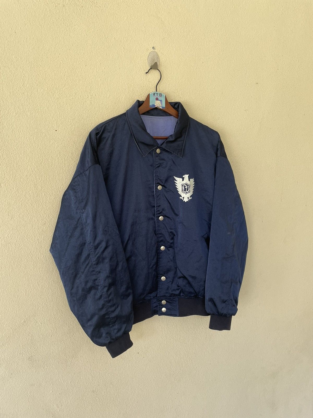 Japanese Brand × Vintage VTG 80’s SOPHIA UNIVERSITY TENNIS TEAM REVERSIBLE JACKET Size US L / EU 52-54 / 3 - 7 Thumbnail
